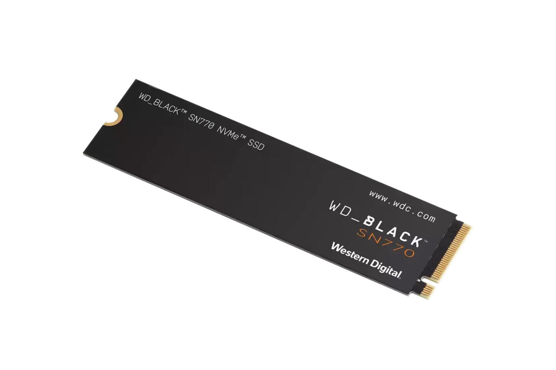 نمای جانبی SSD وسترن دیجیتال Black SN770 NVMe M.2
