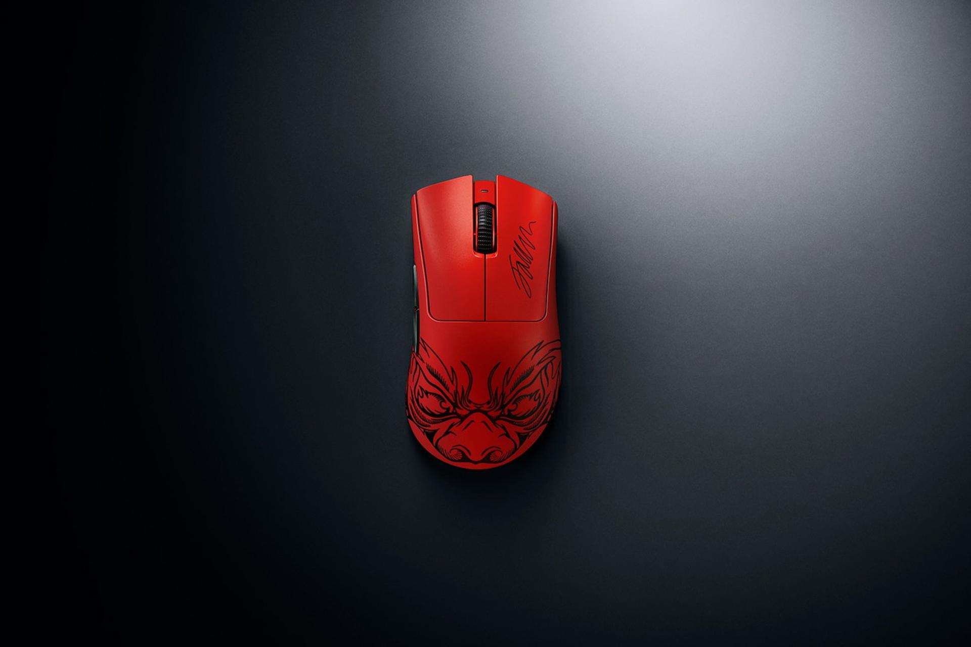 رنگ قرمز ماوس ریزر Razer RAZER DEATHADDER V3 PRO