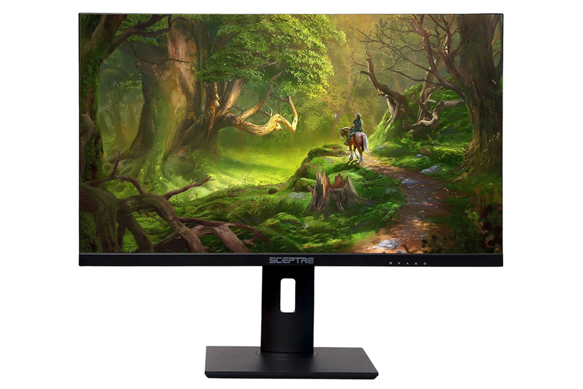 نمای جلو مانیتور اسپکتر E327W-2560AD با صفحه روشن