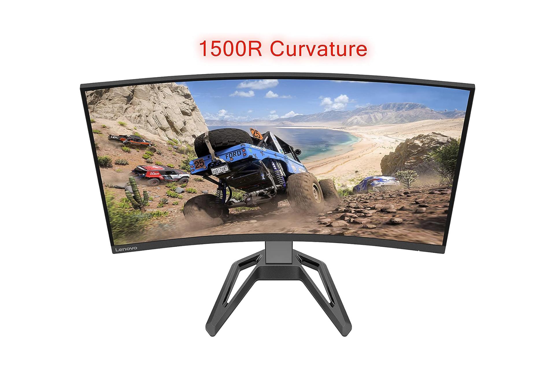 مانیتور لنوو 32 اینچ مدل G32qc-30 نمای بالا