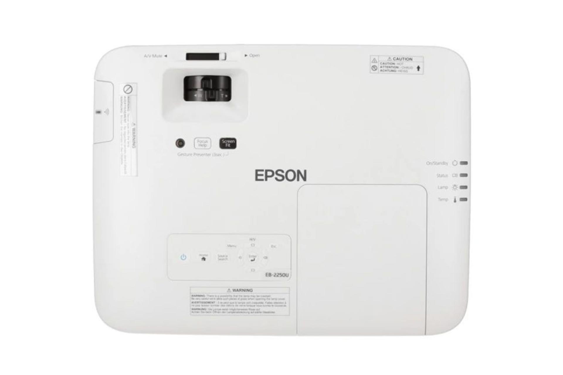 ویدیو پروژکتور اپسون Epson EB-2250U نمای بالا