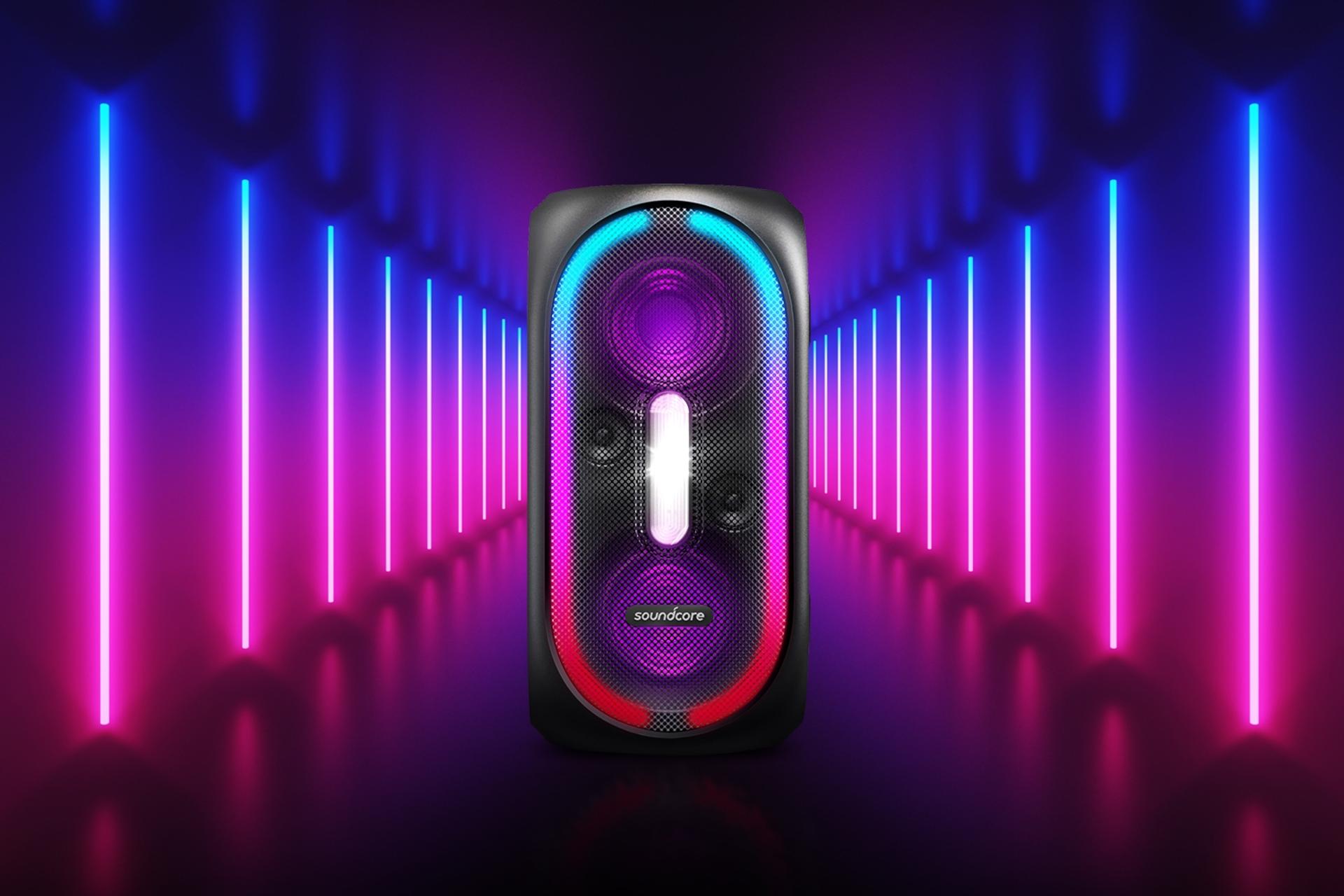 نمای روبرو اسپیکر انکر Anker Soundcore Rave A3391