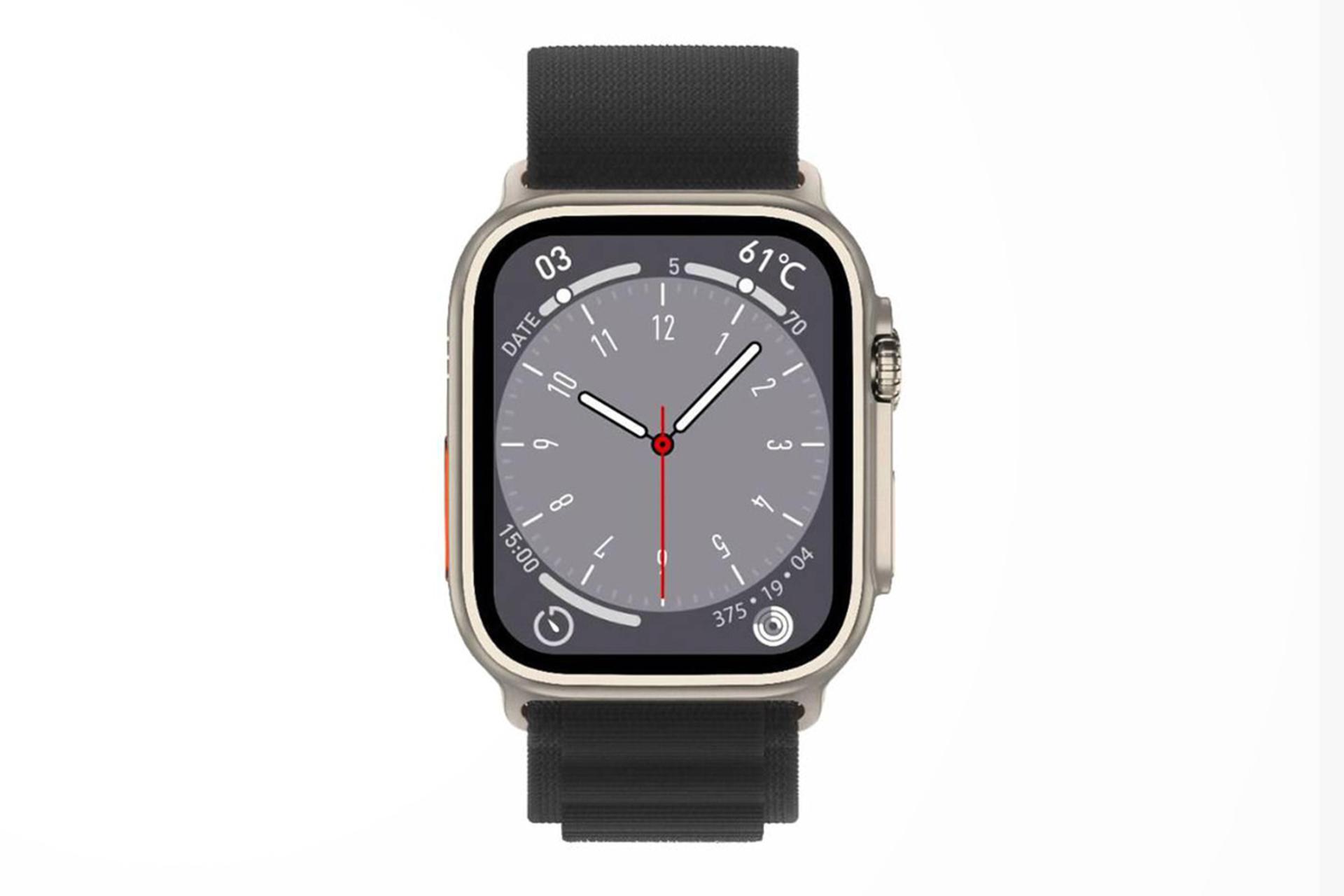 نمای جلوی ساعت هوشمند گرین لیون Green Lion Ultra