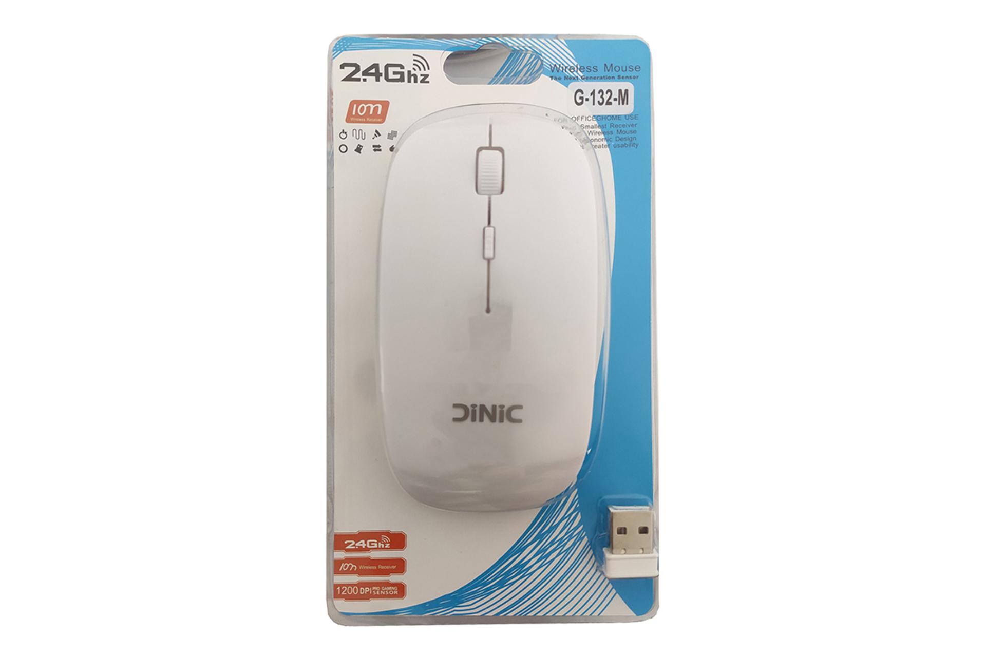 بسته‌بندی ماوس دینیک Dinic G-132-M