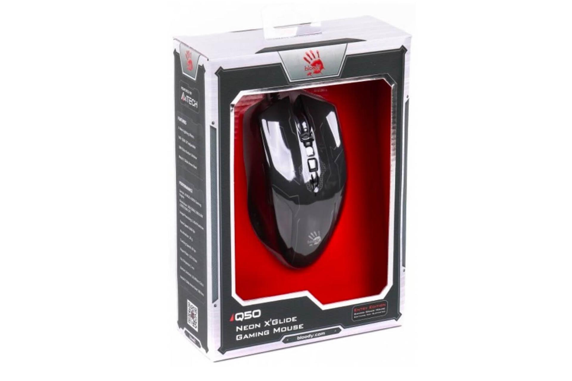 جعبه ماوس ای فورتک بلادی Q50