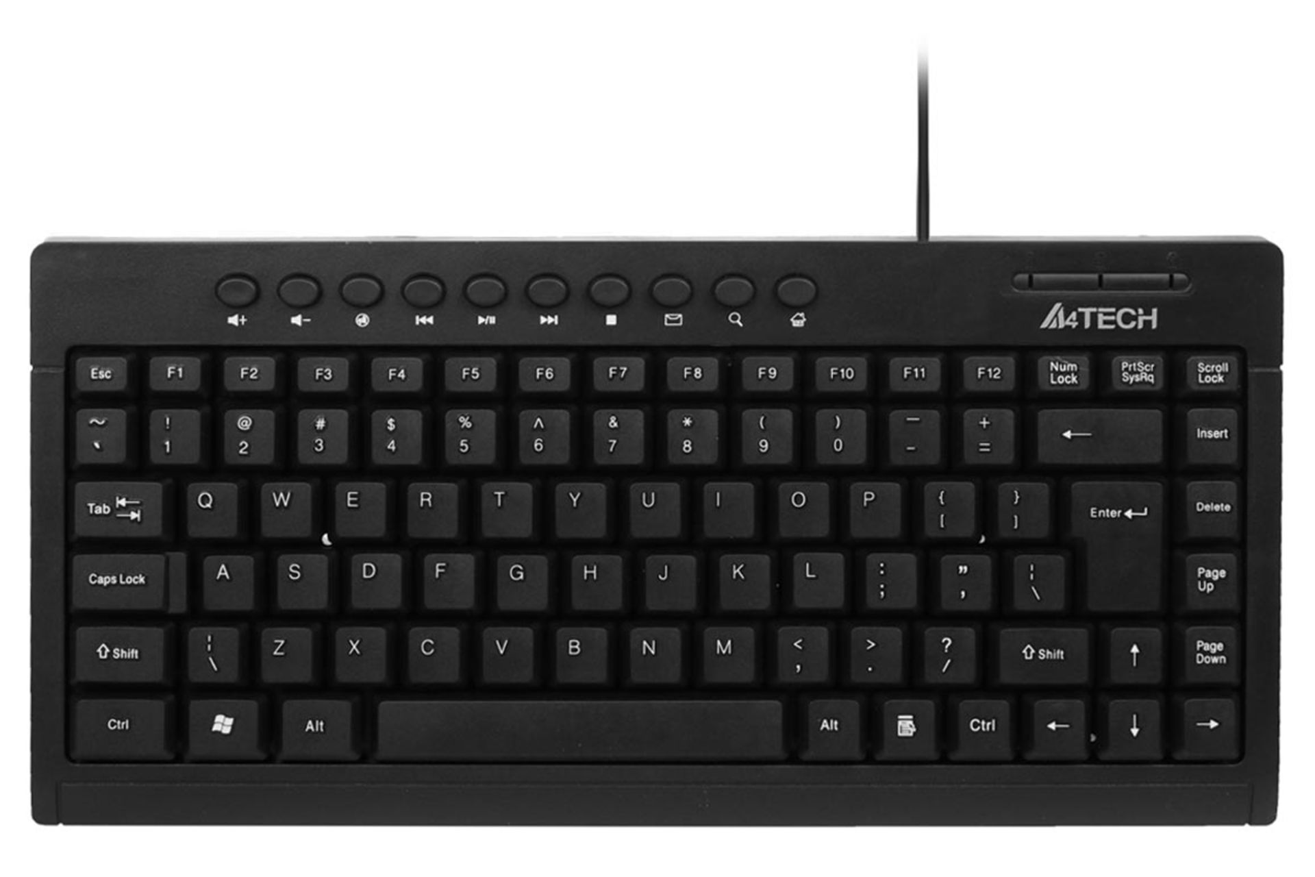 کیبورد ای فورتک KR-86 نمای بالا