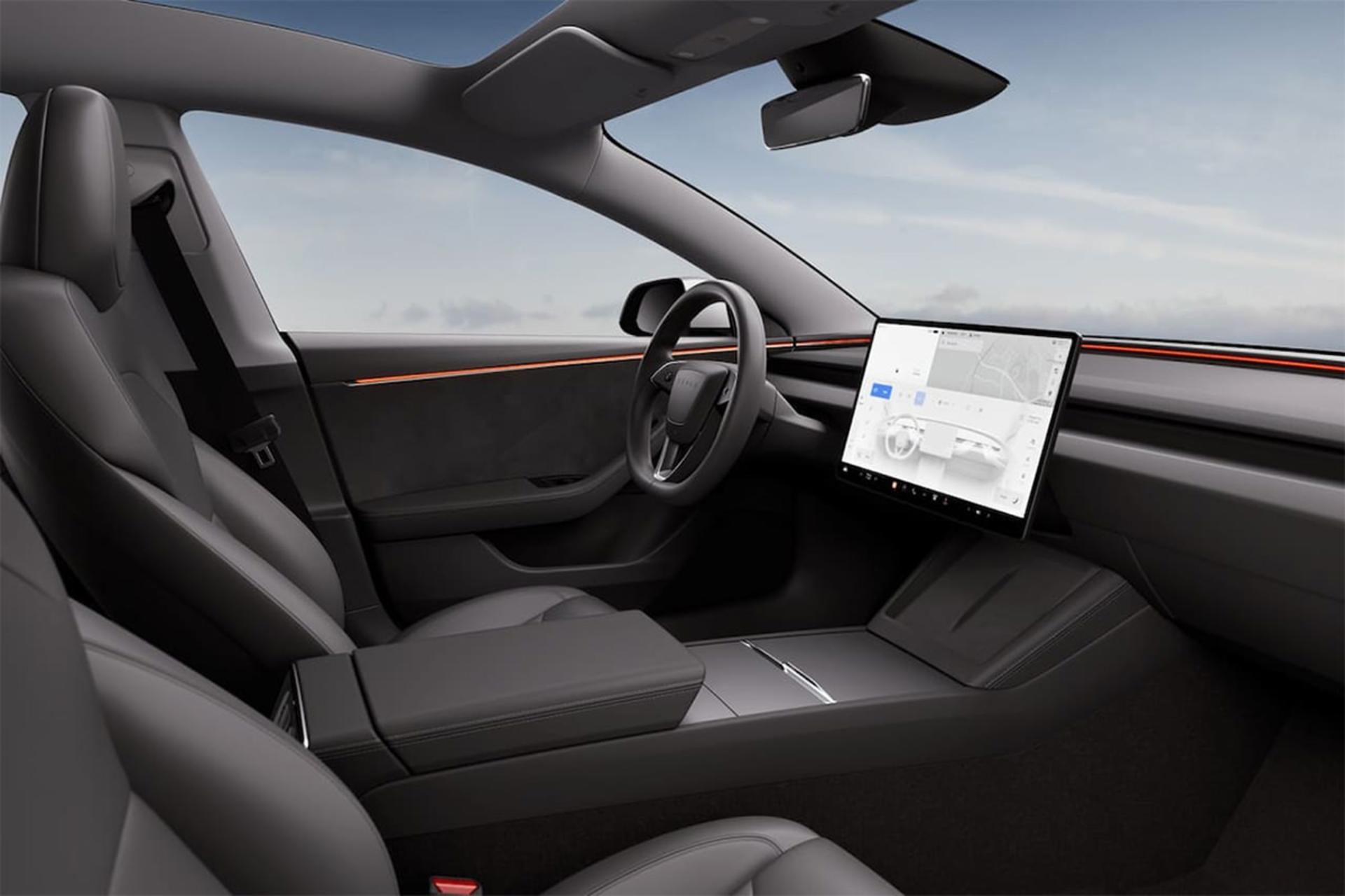 تسلا Tesla Model 3 مدل 2024 فضای داخلی
