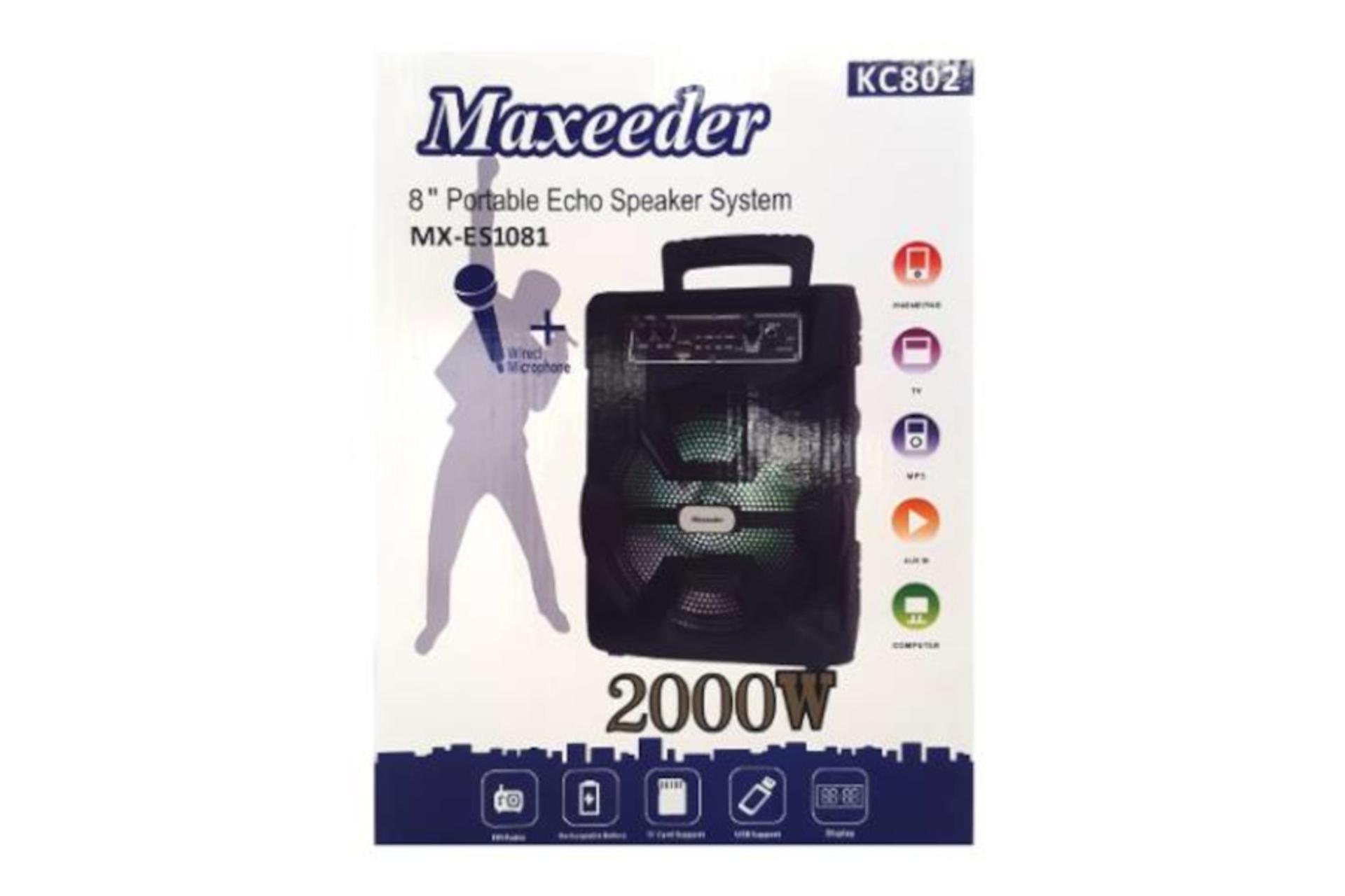 جعبه اسپیکر مکسیدر Maxeeder MX-ES1081 KC802