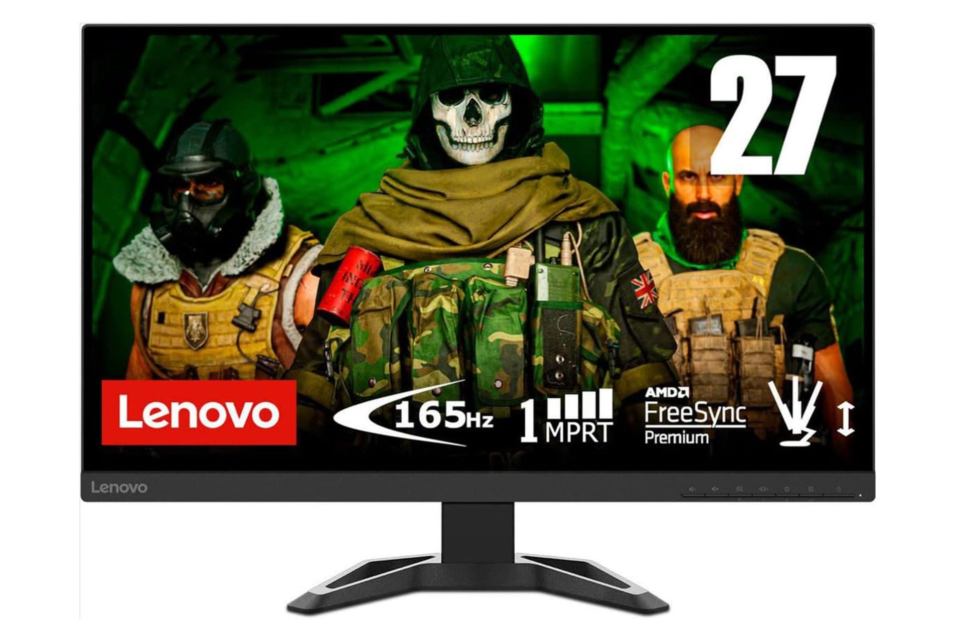 مانیتور لنوو 27 اینچ مدل Legion G27-30 نمای جلو