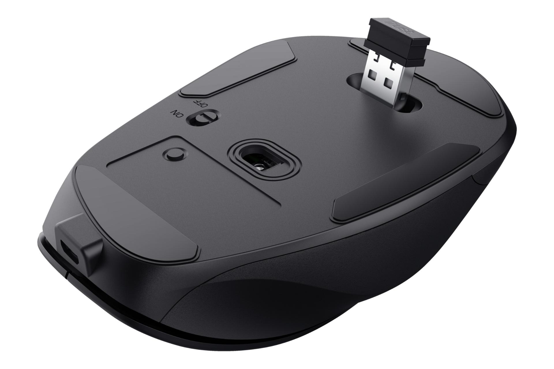 نمای پایین ماوس تراست Trust Fyda Wireless