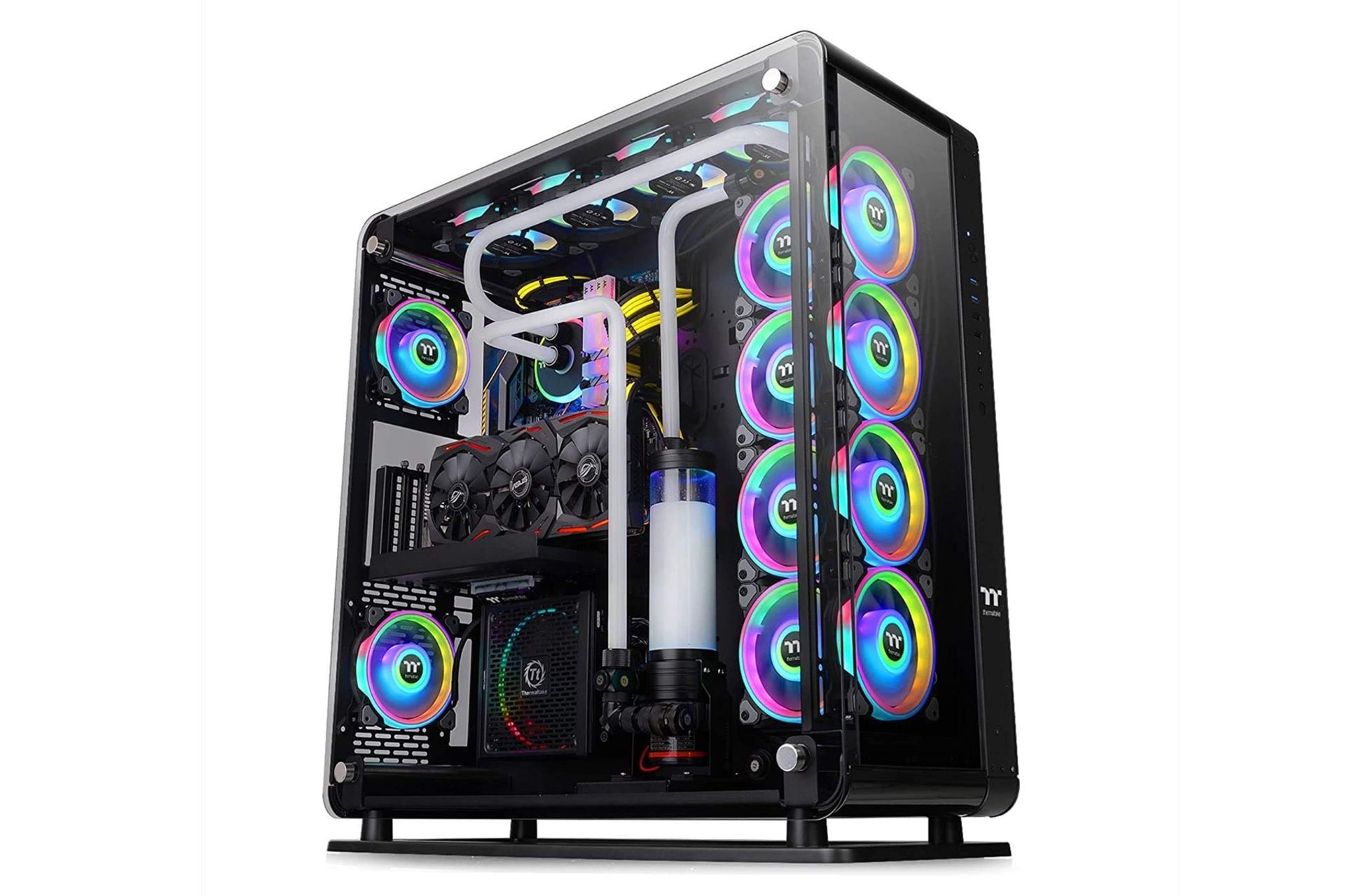 ابعاد کیس کامپیوتر ترمالتیک Core P8 Tempered Glass Full Tower Chassis