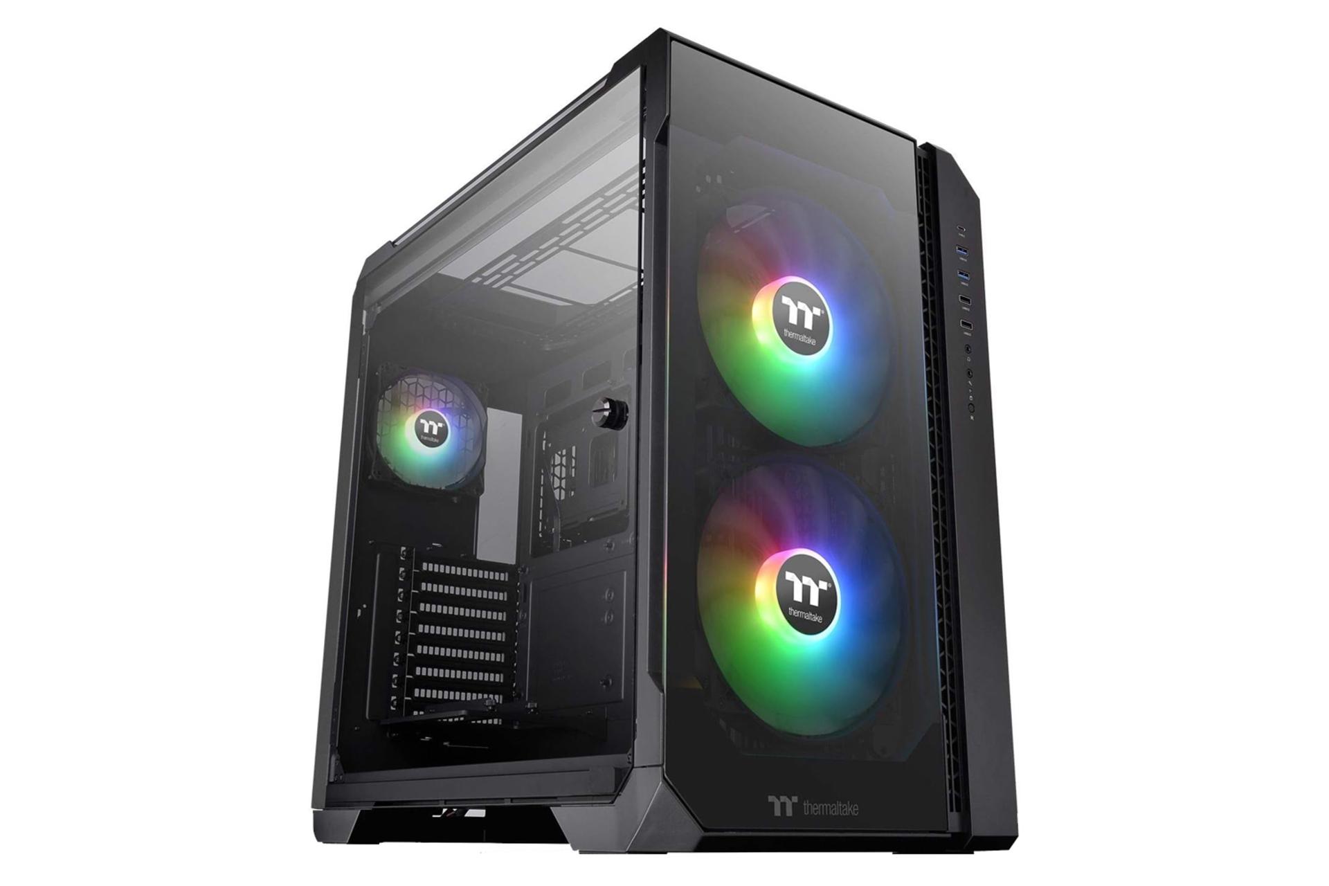 کیس کامپیوتر ترمالتیک View 51 Tempered Glass ARGB Edition مشکی