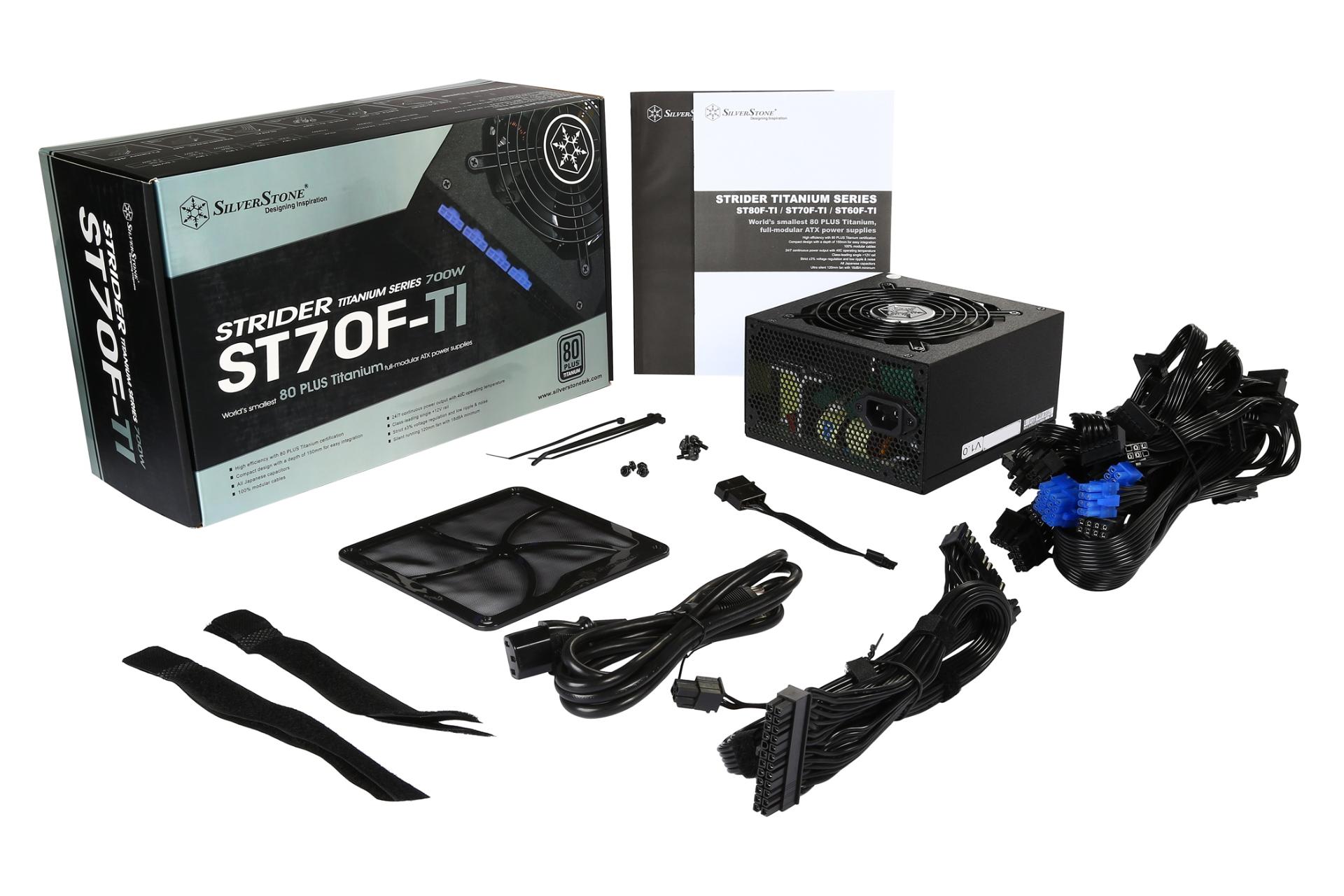 اقلام همراه پاور کامپیوتر سیلور استون SilverStone ST70F-TI 700W با توان 700 وات