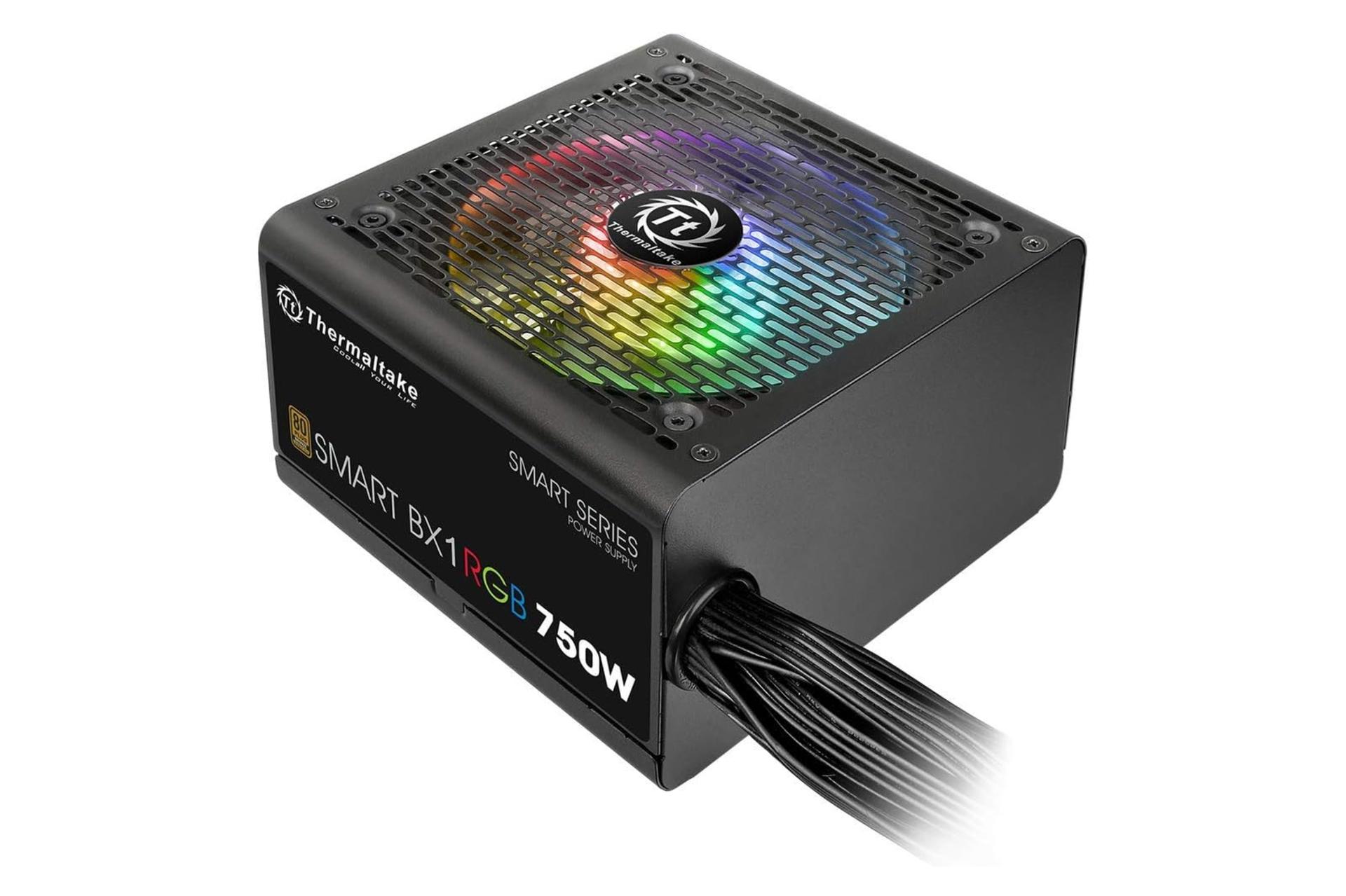 ابعاد پاور کامپیوتر ترمالتیک Smart BX1 RGB با توان 750 وات
