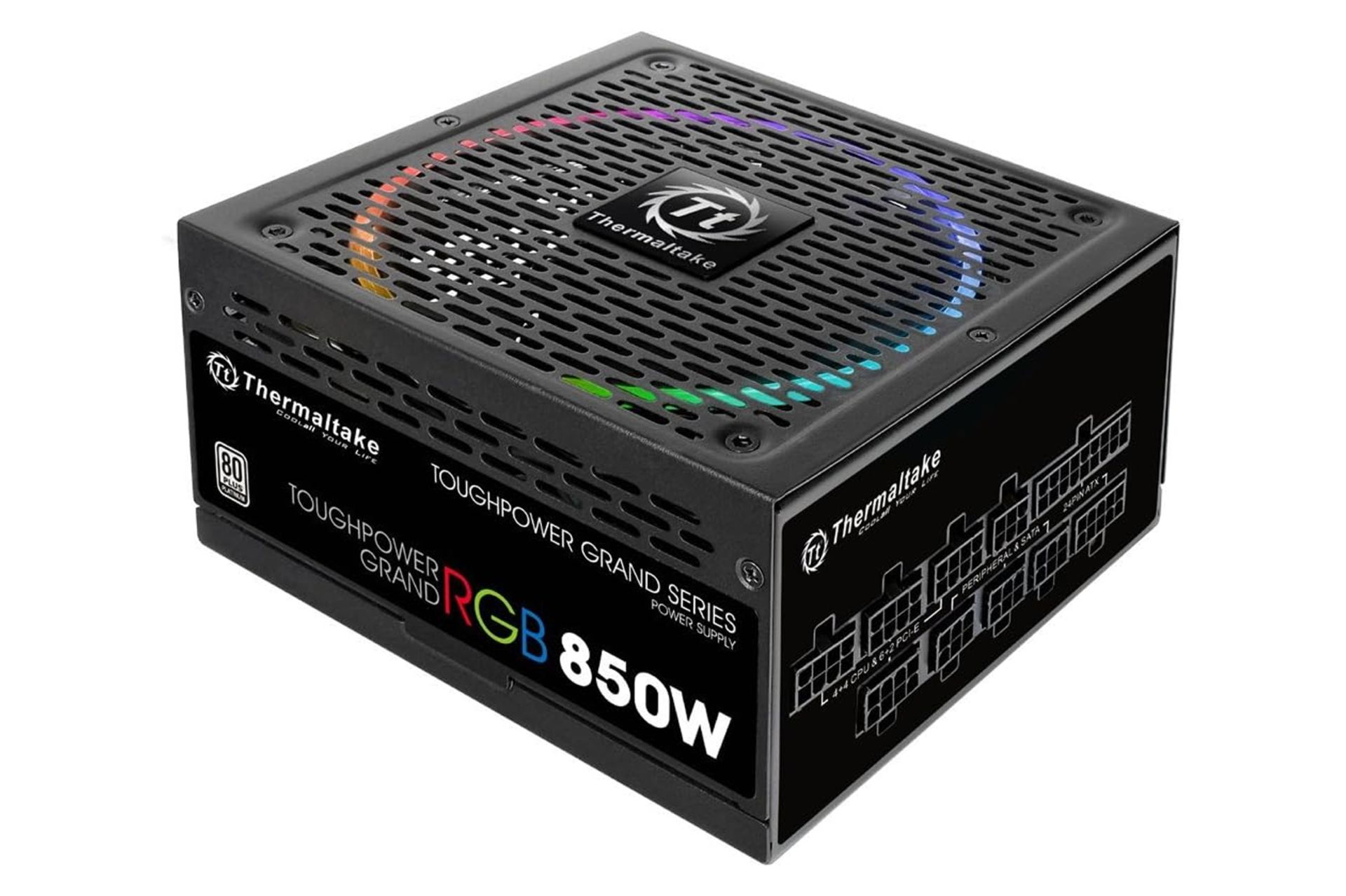 ابعاد پاور کامپیوتر ترمالتیک Toughpower Grand RGB با توان 850 وات