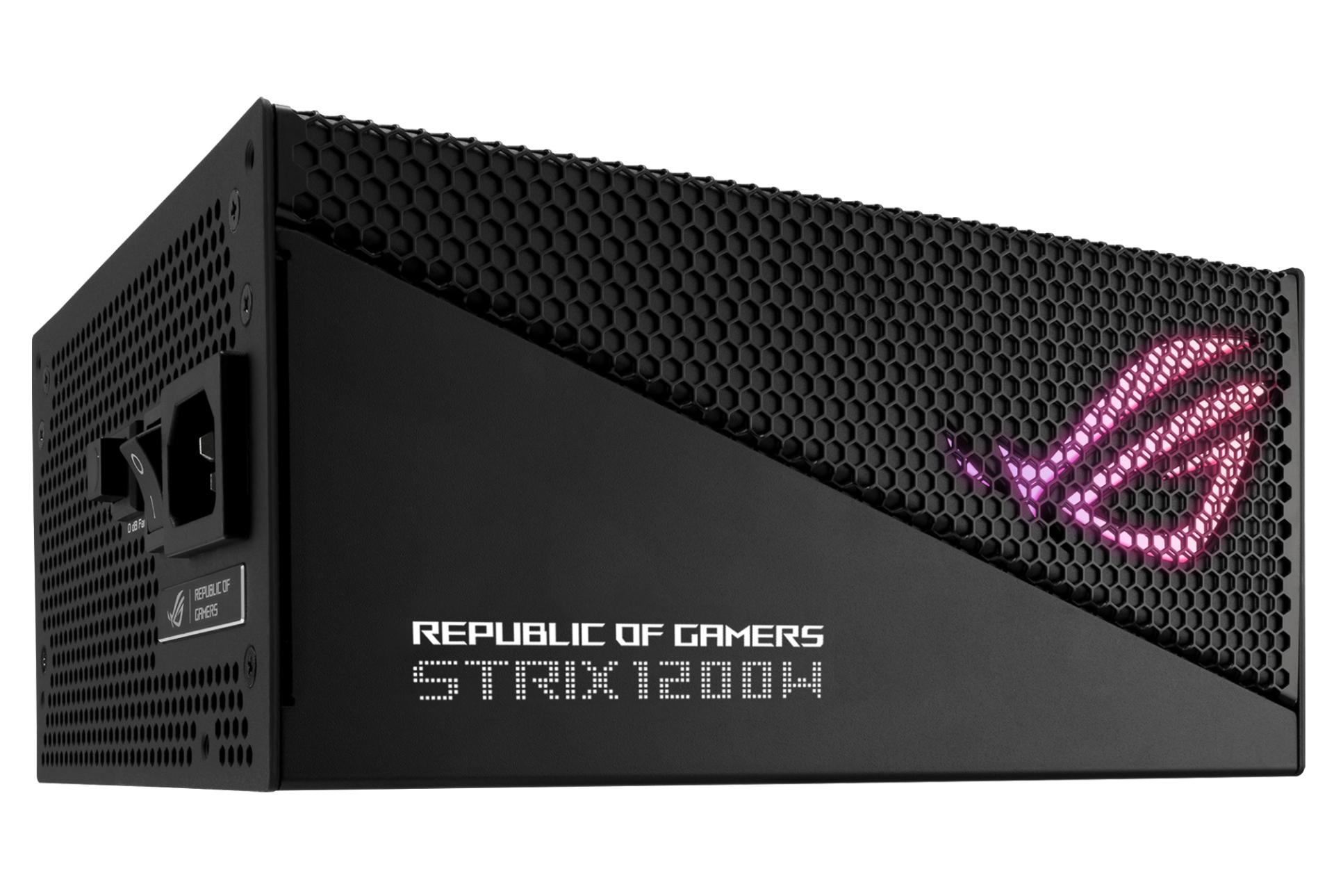 توان پاور کامپیوتر ایسوس ROG STRIX 1200W Gold Aura Edition با توان 1200 وات