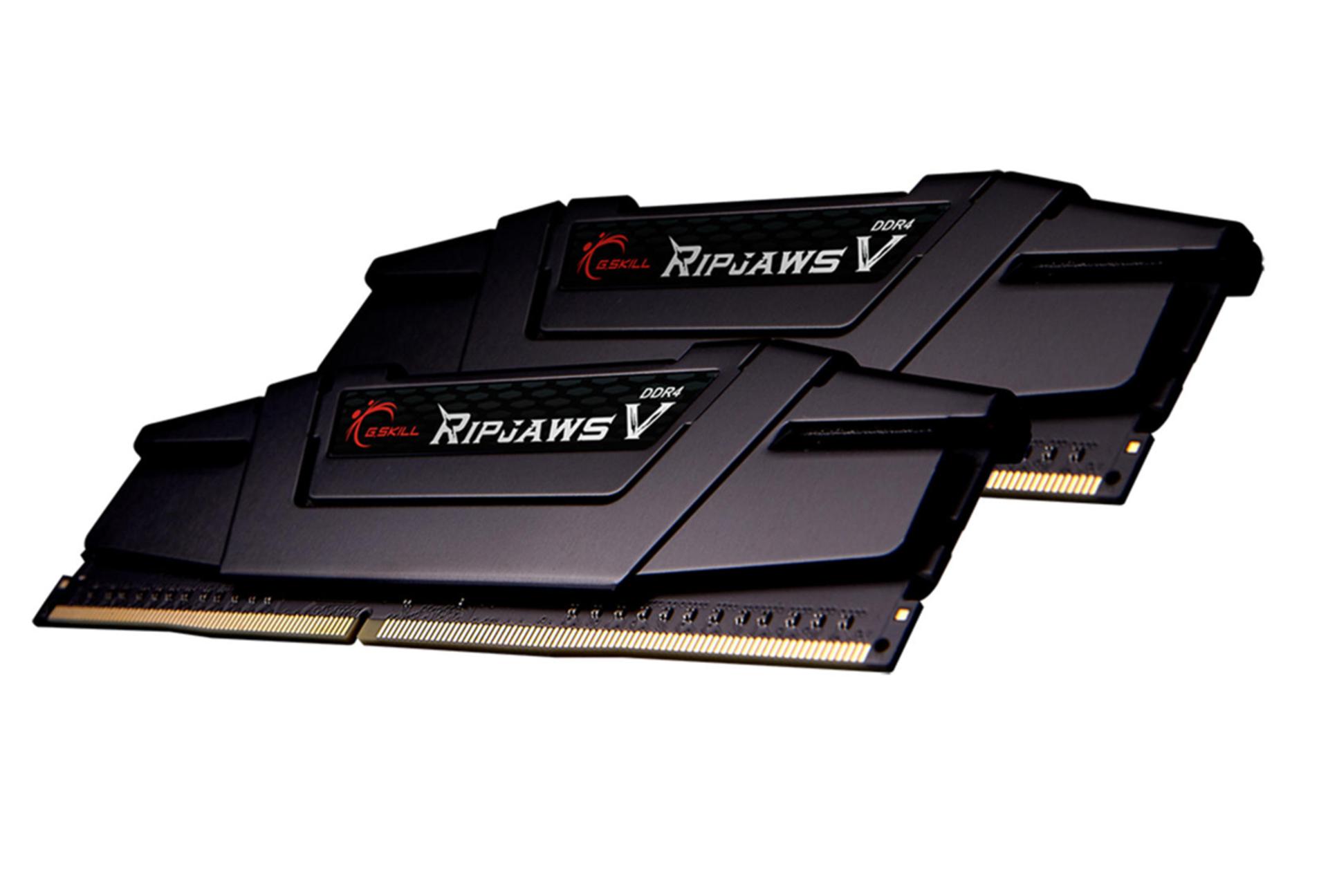 نمای کناری رم جی اسکیل Ripjaws V ظرفیت 16 گیگابایت (2x8) از نوع DDR4-3200