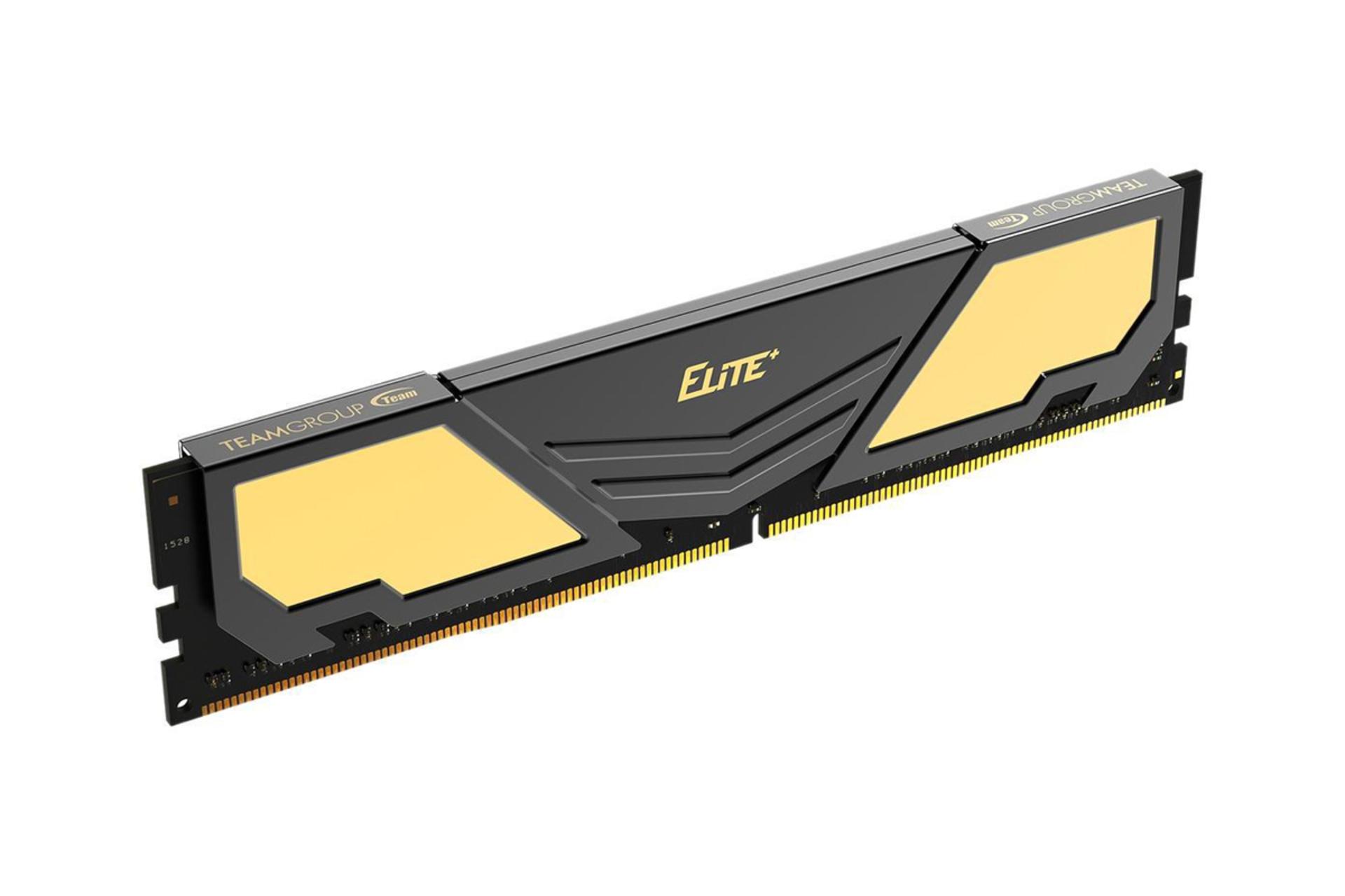 نمای کنار رم تیم گروپ ELITE PLUS ظرفیت 16 گیگابایت از نوع DDR4-3200