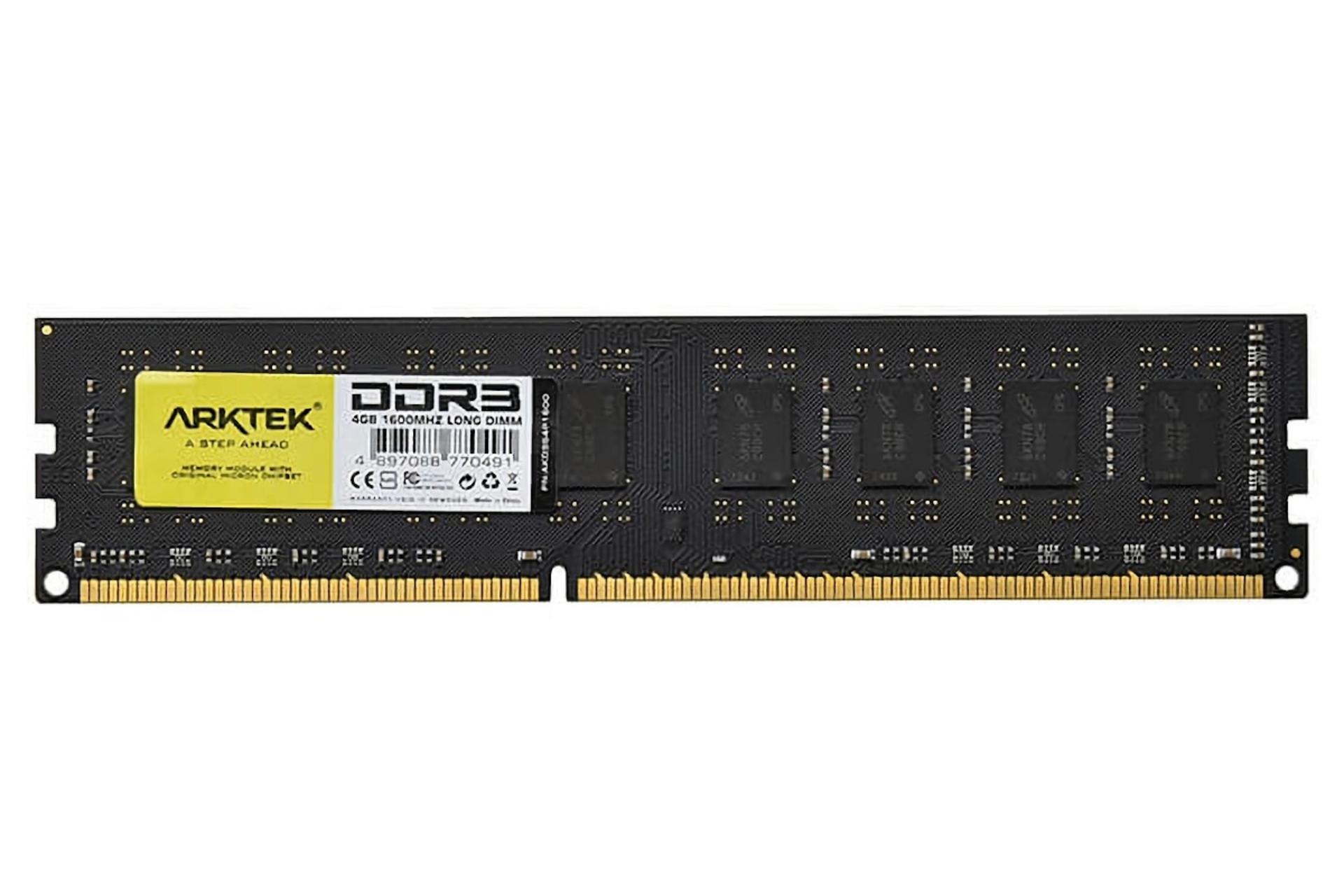 رم آرکتک UDIMM ظرفیت 4 گیگابایت از نوع DDR3-1600