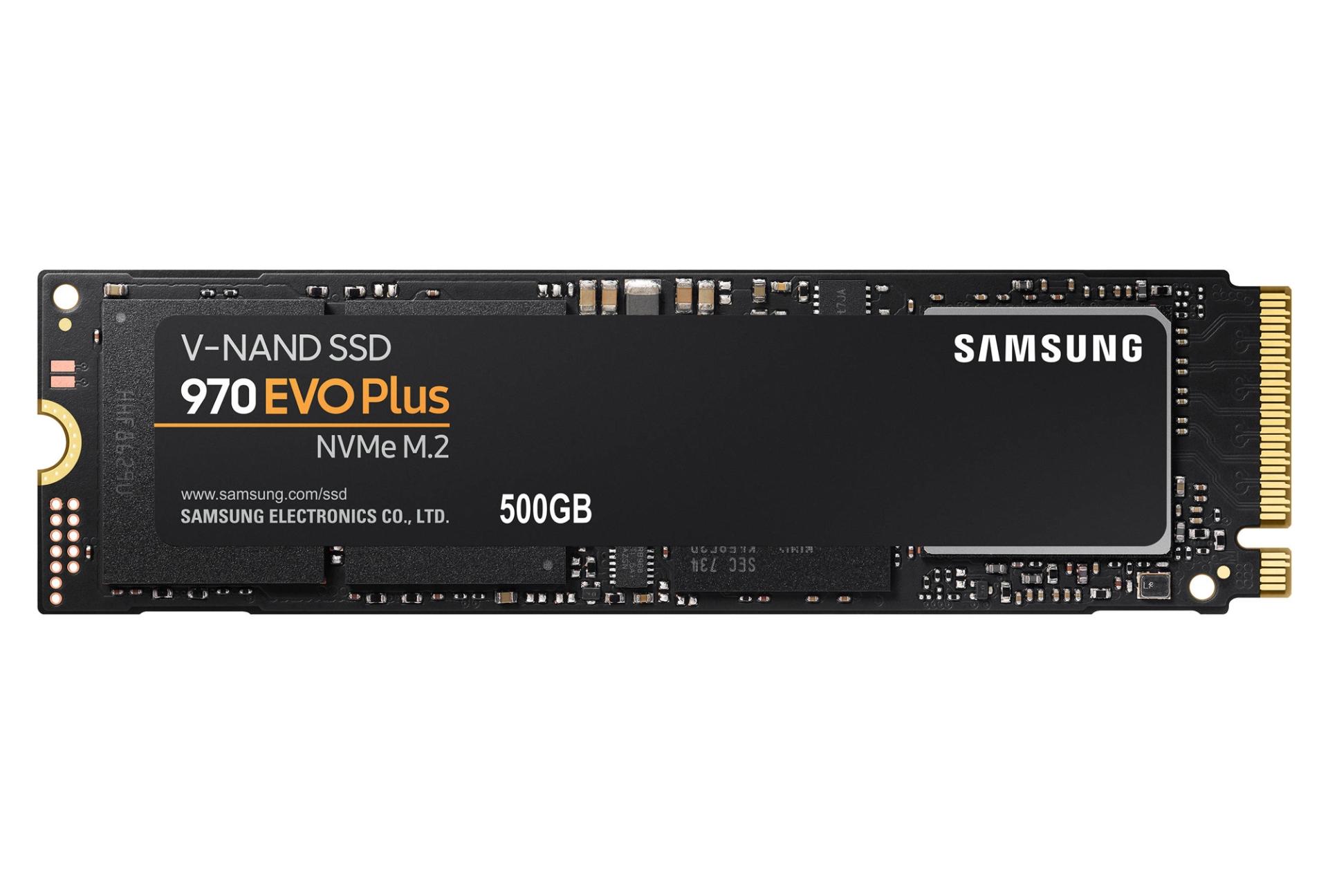 SSD سامسونگ Samsung 970 EVO Plus NVMe M.2 500GB ظرفیت 500 گیگابایت
