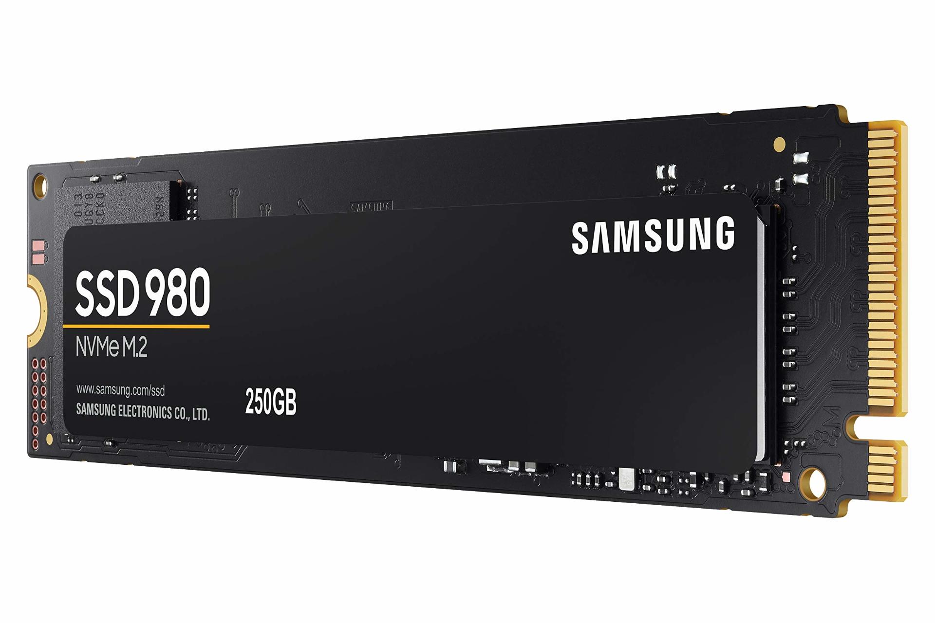 نمای راست SSD سامسونگ Samsung 980 NVMe M.2 250GB ظرفیت 250 گیگابایت