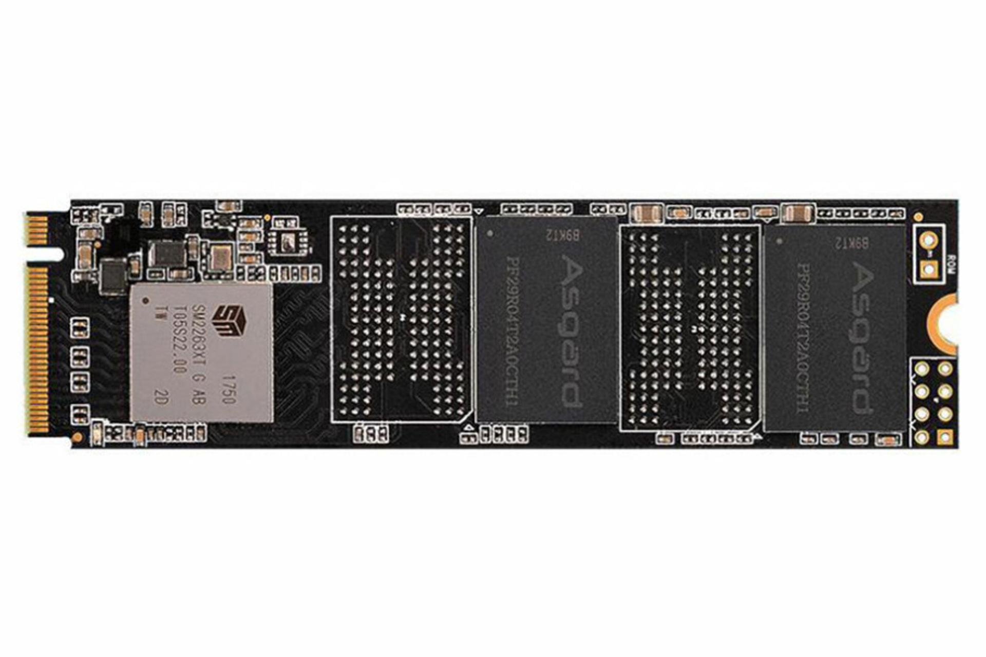 نمای پشت SSD ازگارد AN2 NVMe M.2