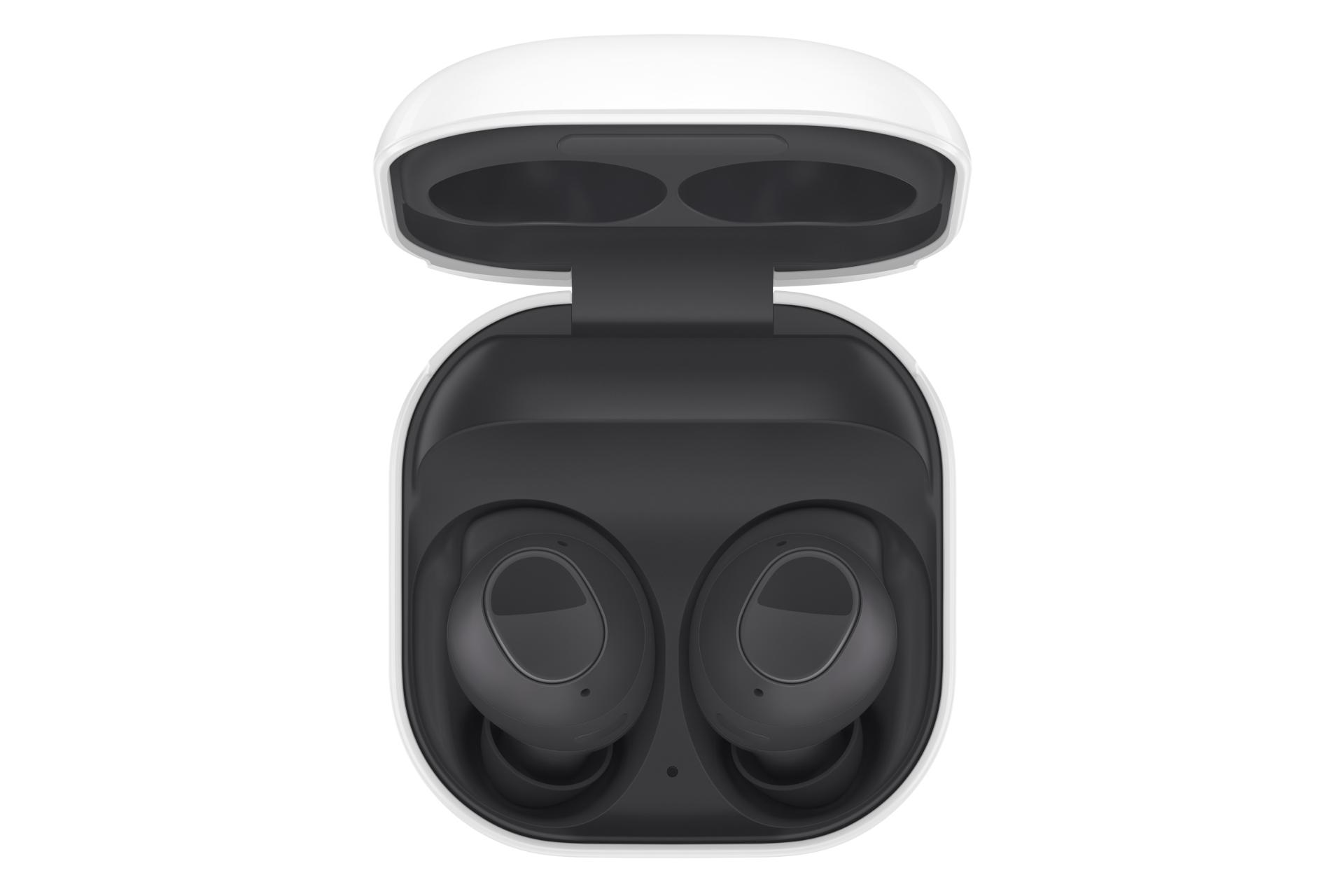 نمای بالا Samsung Galaxy Buds FE / ایرباد بی سیم سامسونگ گلکسی بادز FE خاکستری تیره