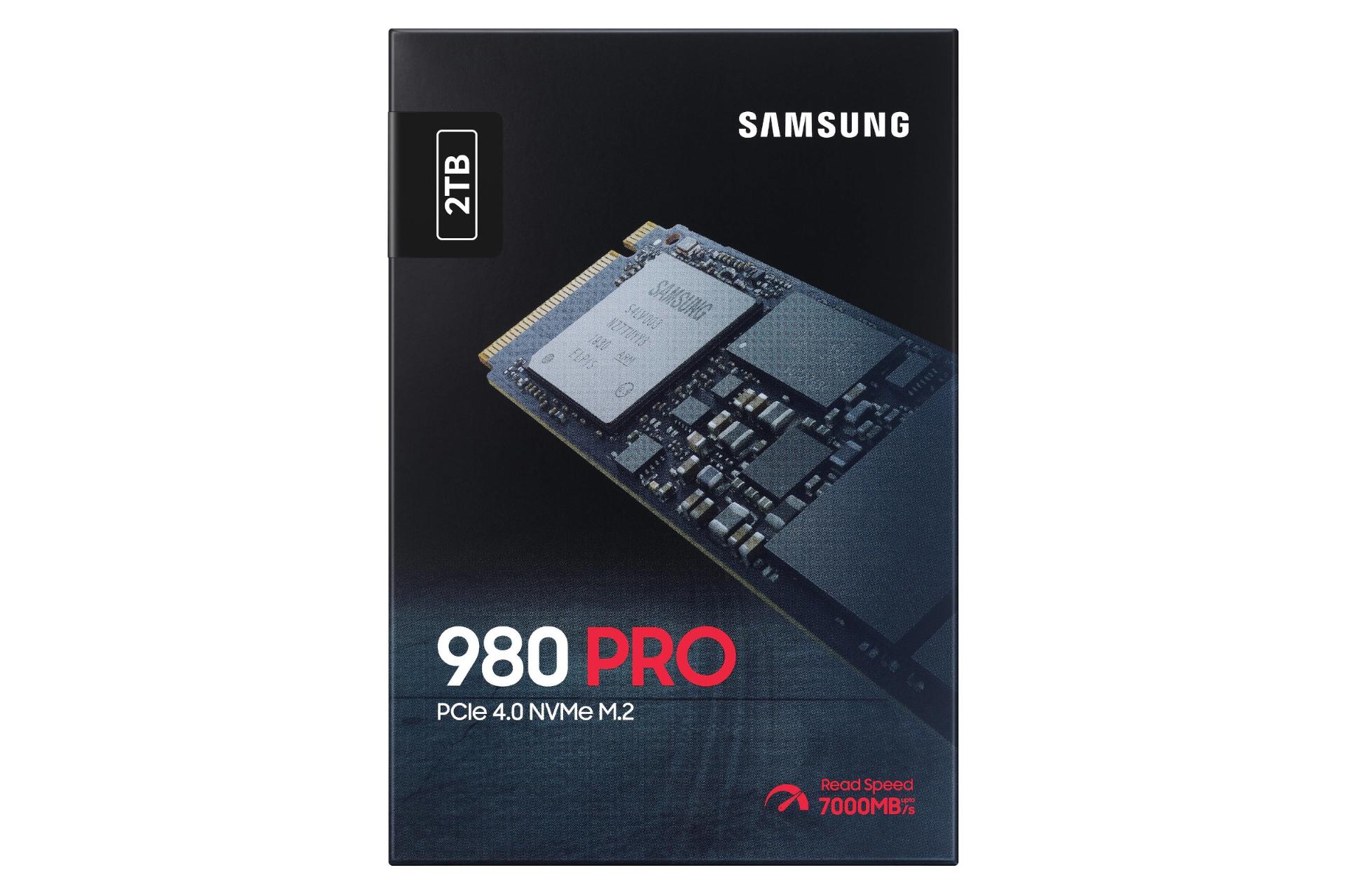 جعبه SSD سامسونگ 980 پرو Samsung 980 Pro NVMe M.2 2TB ظرفیت 2 ترابایت
