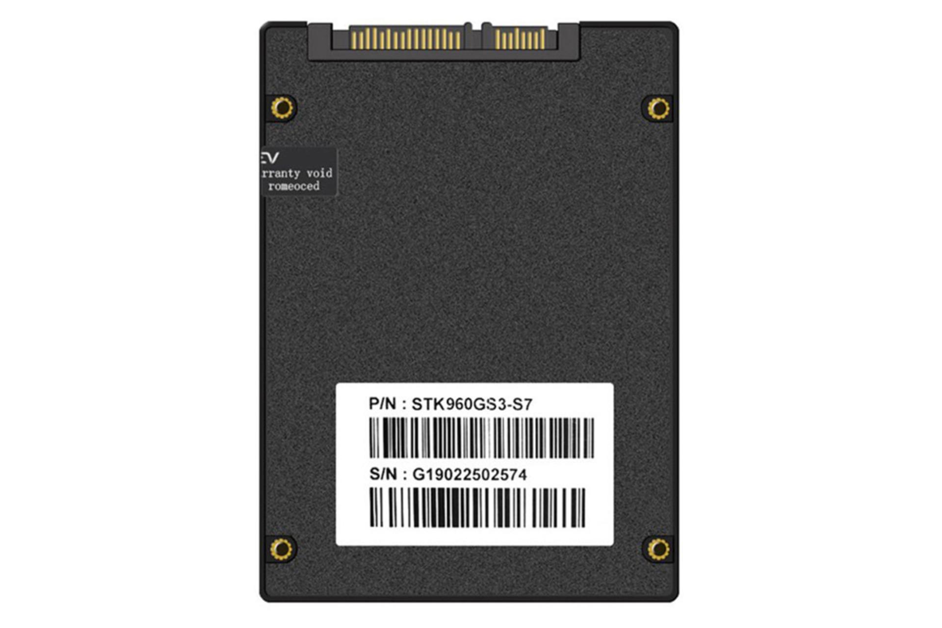 نمای پشت SSD گلووی FER Series SATA 2.5 Inch ظرفیت 960 گیگابایت