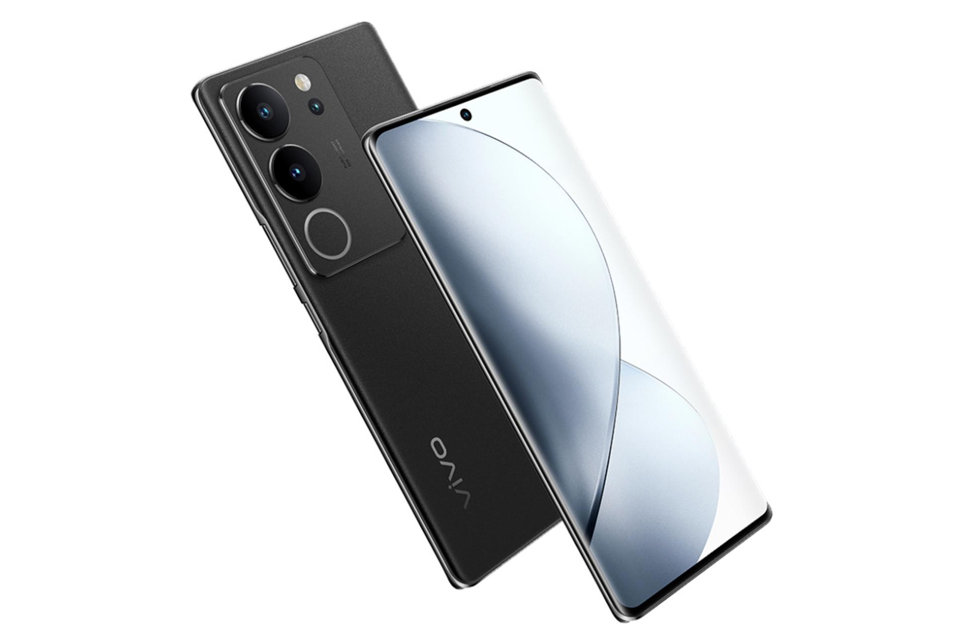 نمای جانبی گوشی موبایل V29 پرو ویوو / vivo V29 Pro مشکی