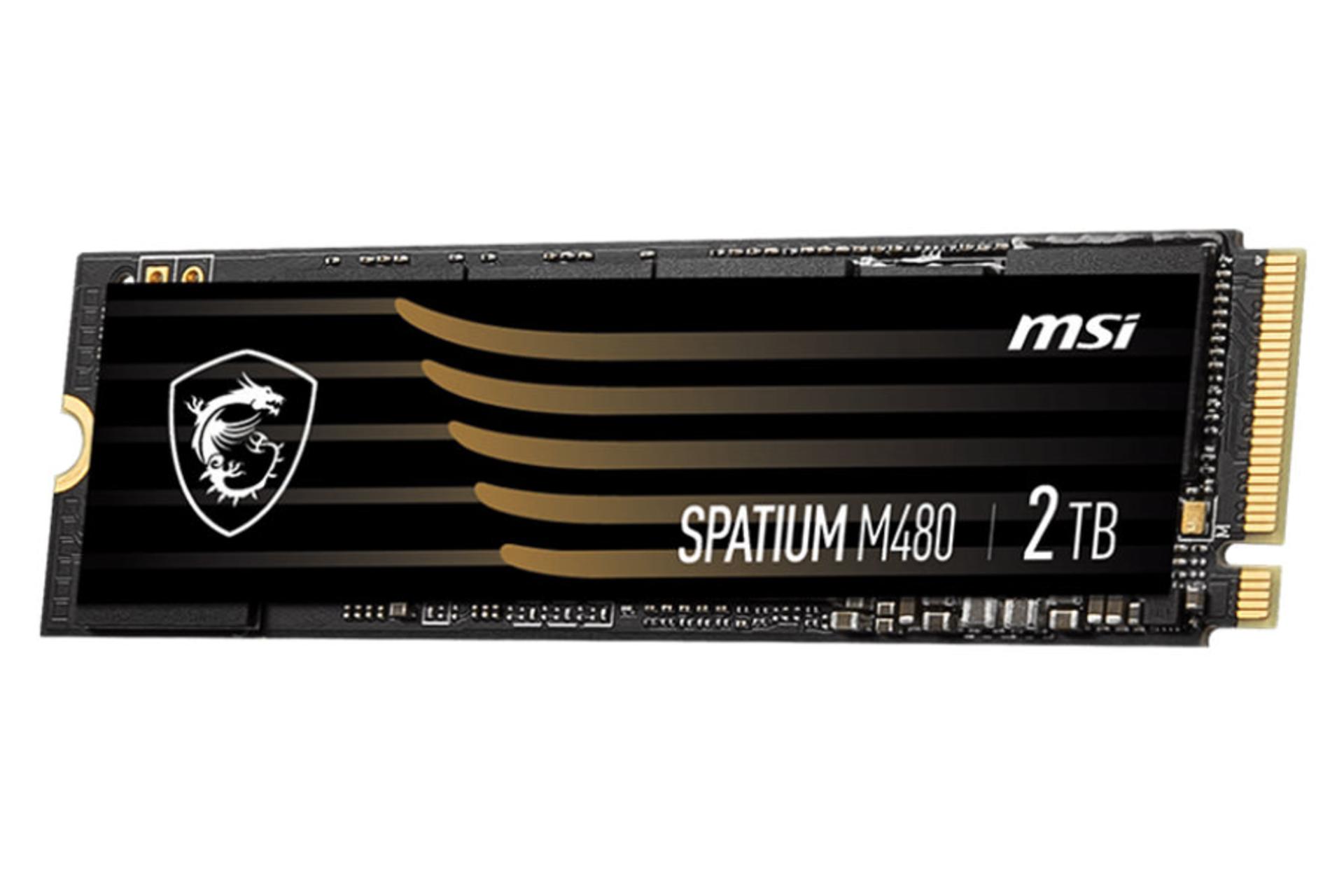 نمای راست SSD ام اس آی SPATIUM M480 NVMe M.2 ظرفیت 2 ترابایت