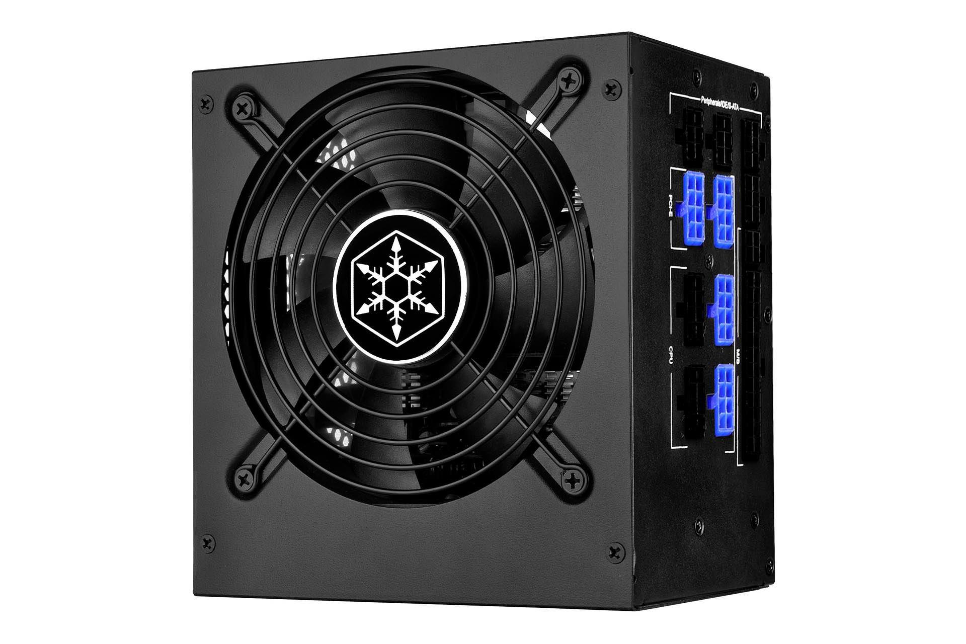 پاور کامپیوتر سیلور استون ST85F-PT با توان 850 وات نمای ایستاده