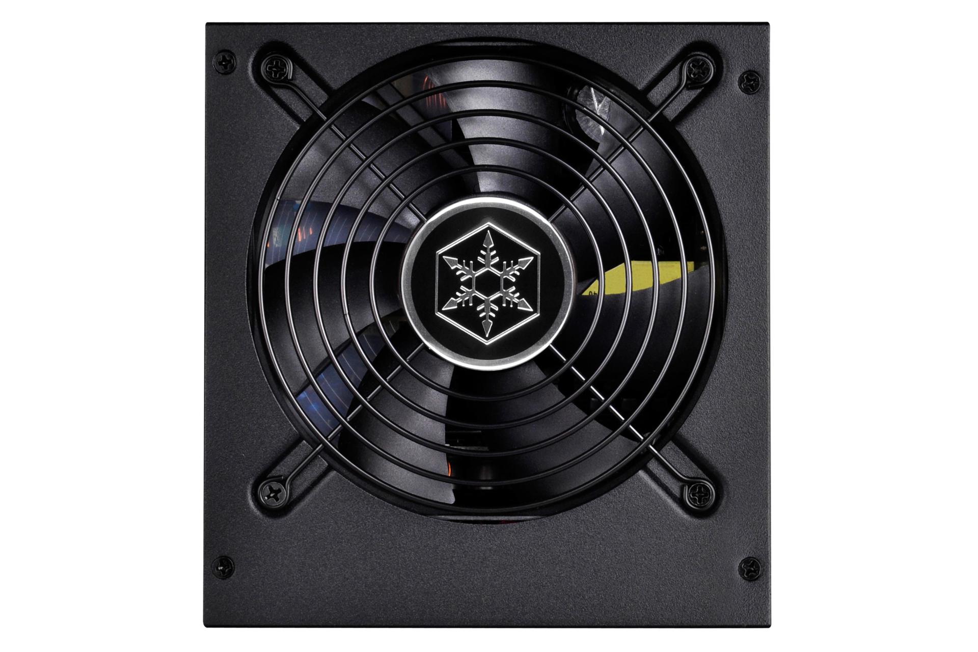 پاور کامپیوتر سیلور استون ST75F-GS V3.0 با توان 750 وات نمای فن