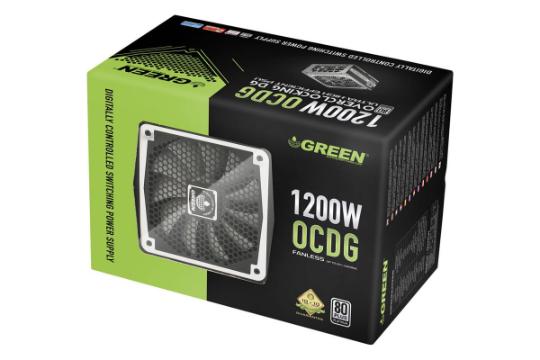 جعبه پاور کامپیوتر گرین GP1200B-OCDG با توان 1200 وات