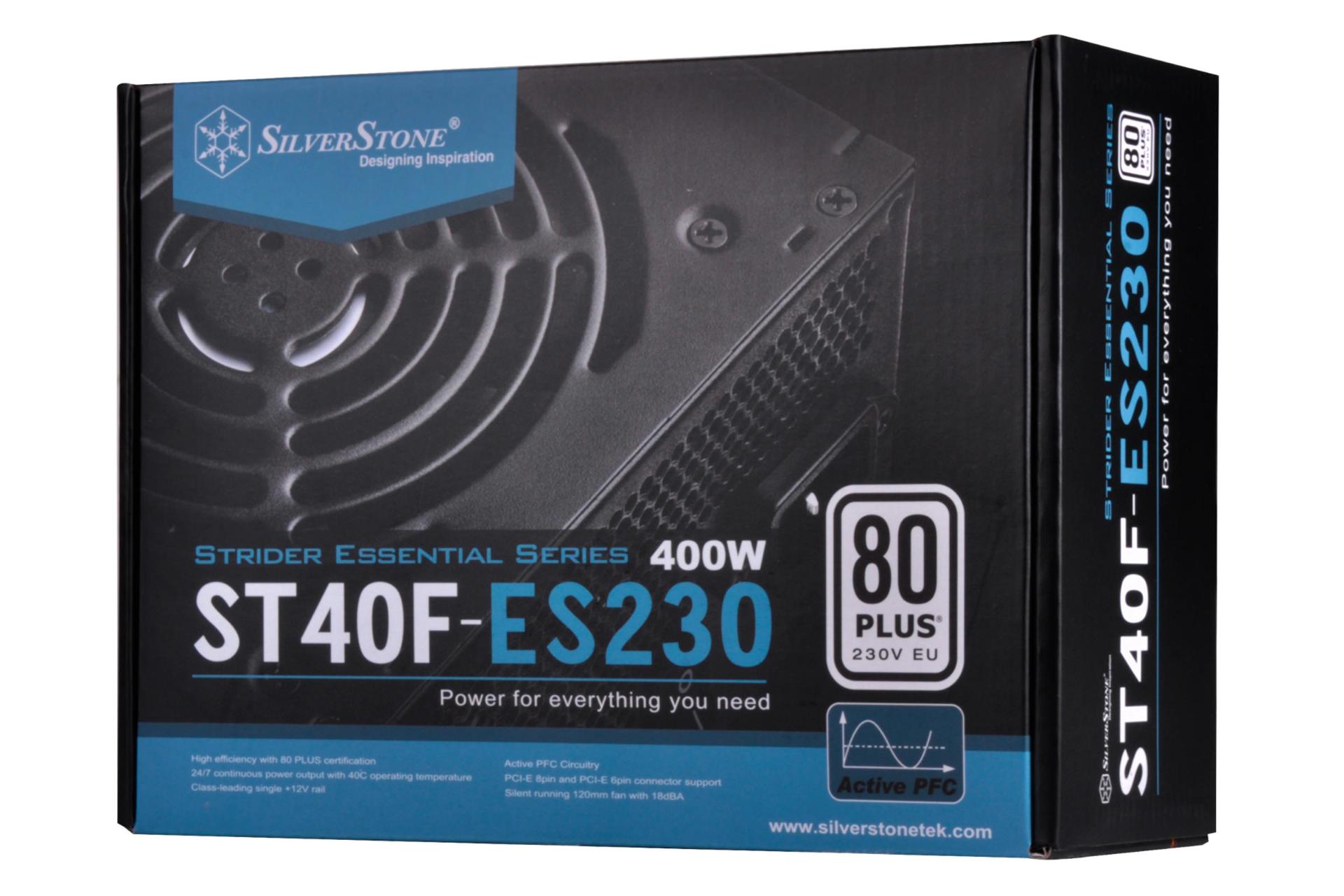 جعبه پاور کامپیوتر سیلور استون ST40F-ES230 با توان 400 وات