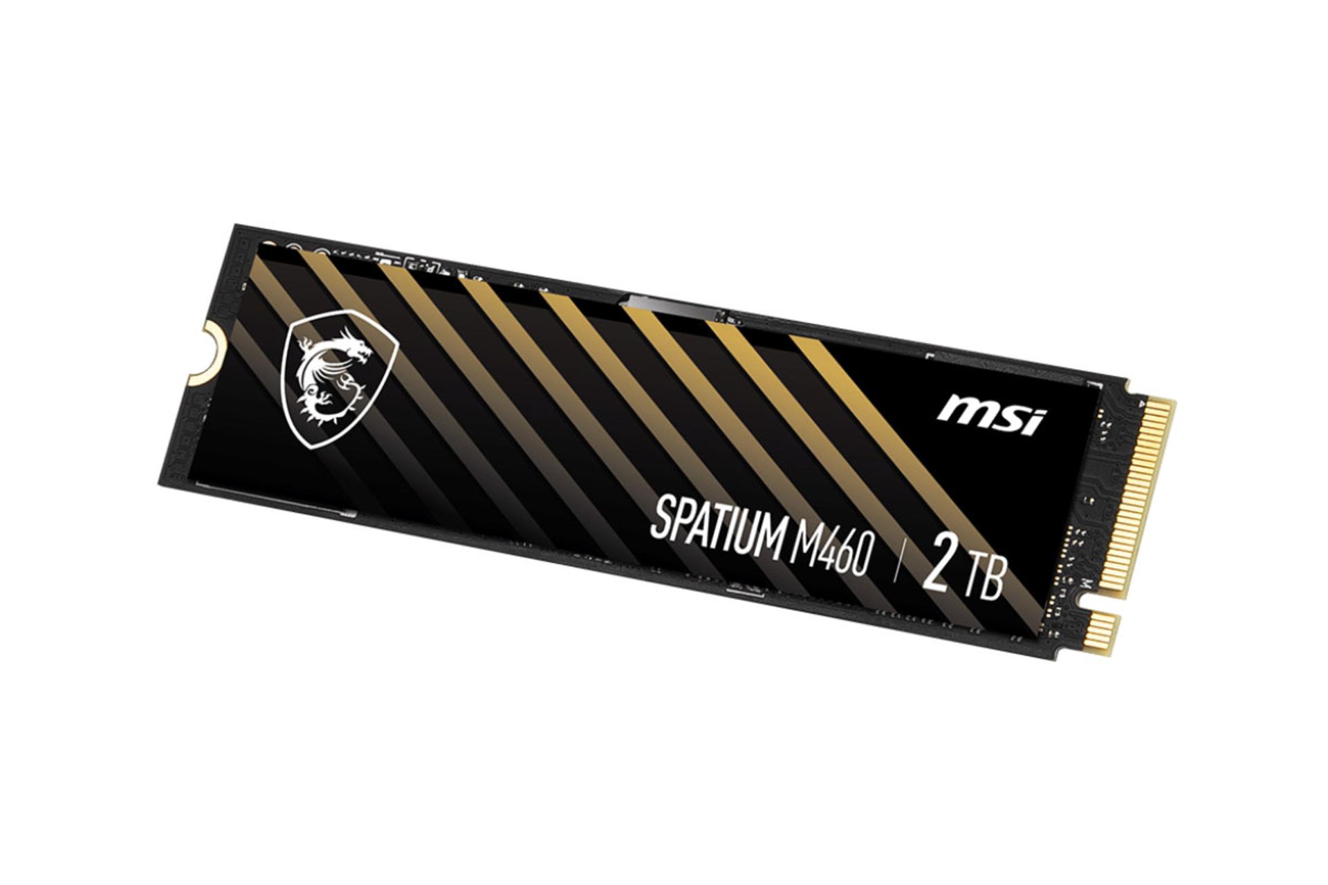 نیمرخ راست SSD ام اس آی SPATIUM M460 NVMe M.2 ظرفیت 2 ترابایت