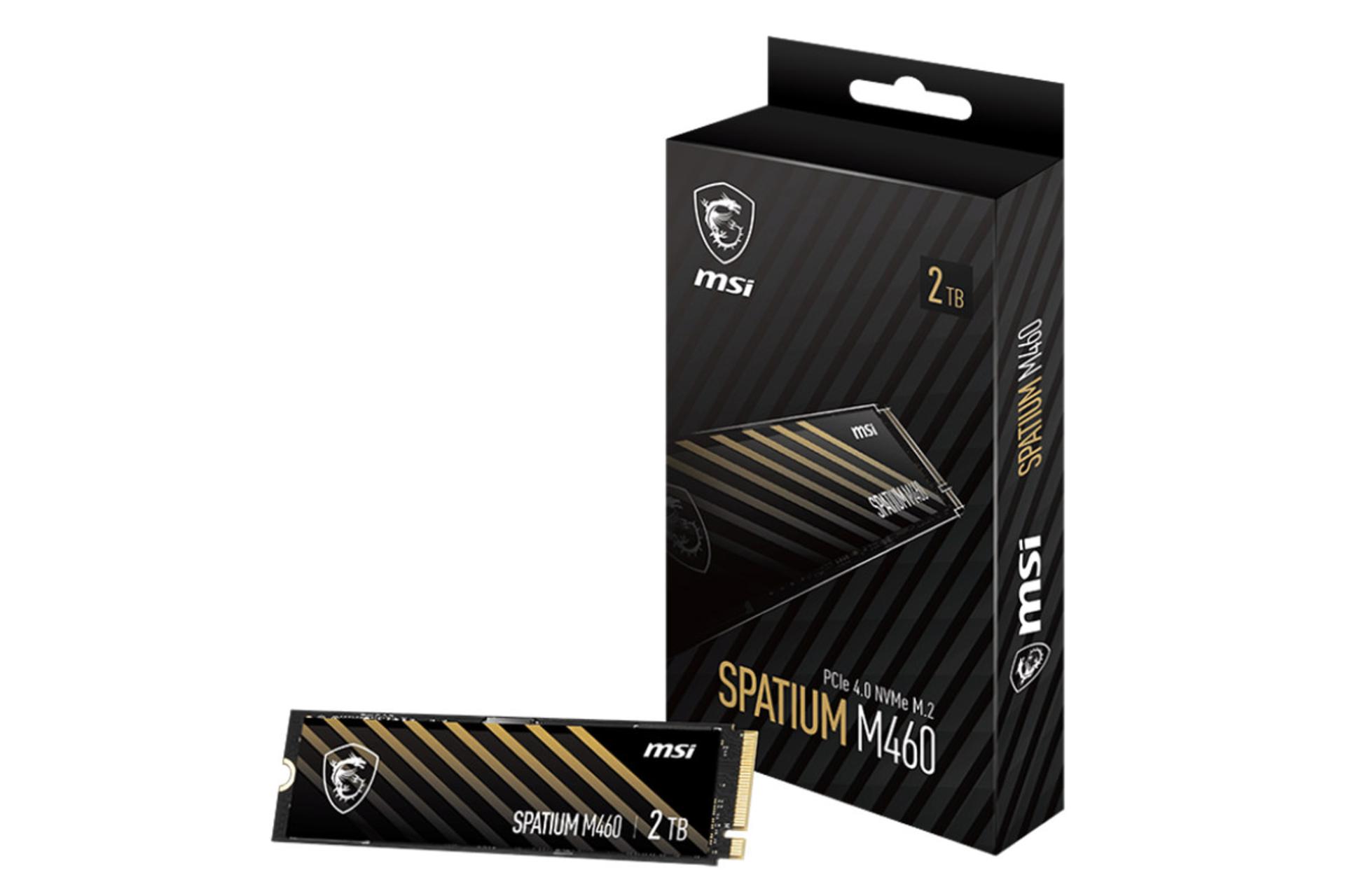 SSD ام اس آی SPATIUM M460 NVMe M.2 ظرفیت 2 ترابایت همراه جعبه