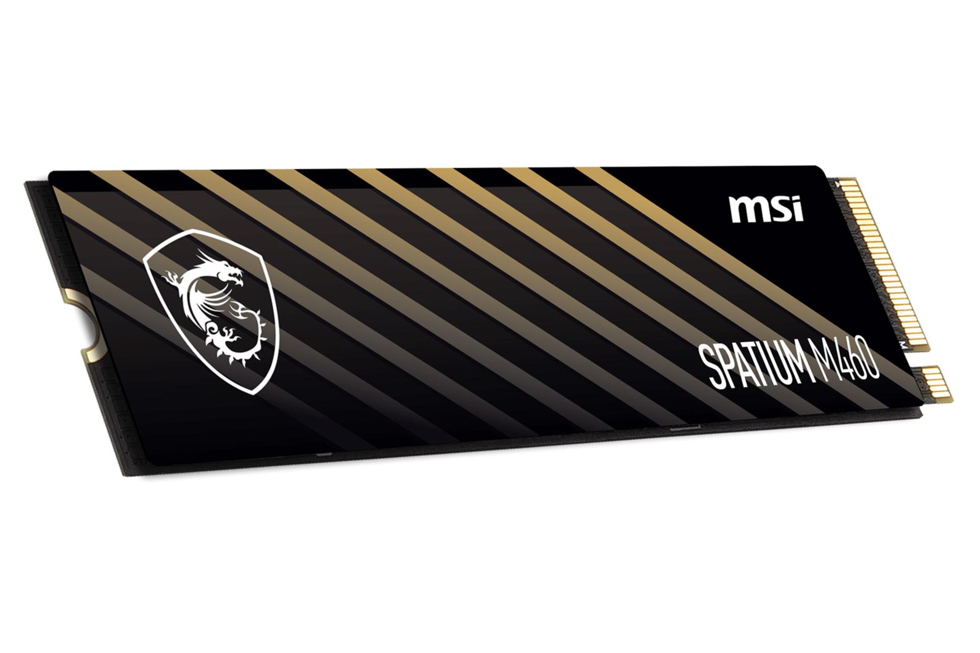 نیمرخ چپ SSD ام اس آی SPATIUM M460 NVMe M.2 ظرفیت 1 ترابایت