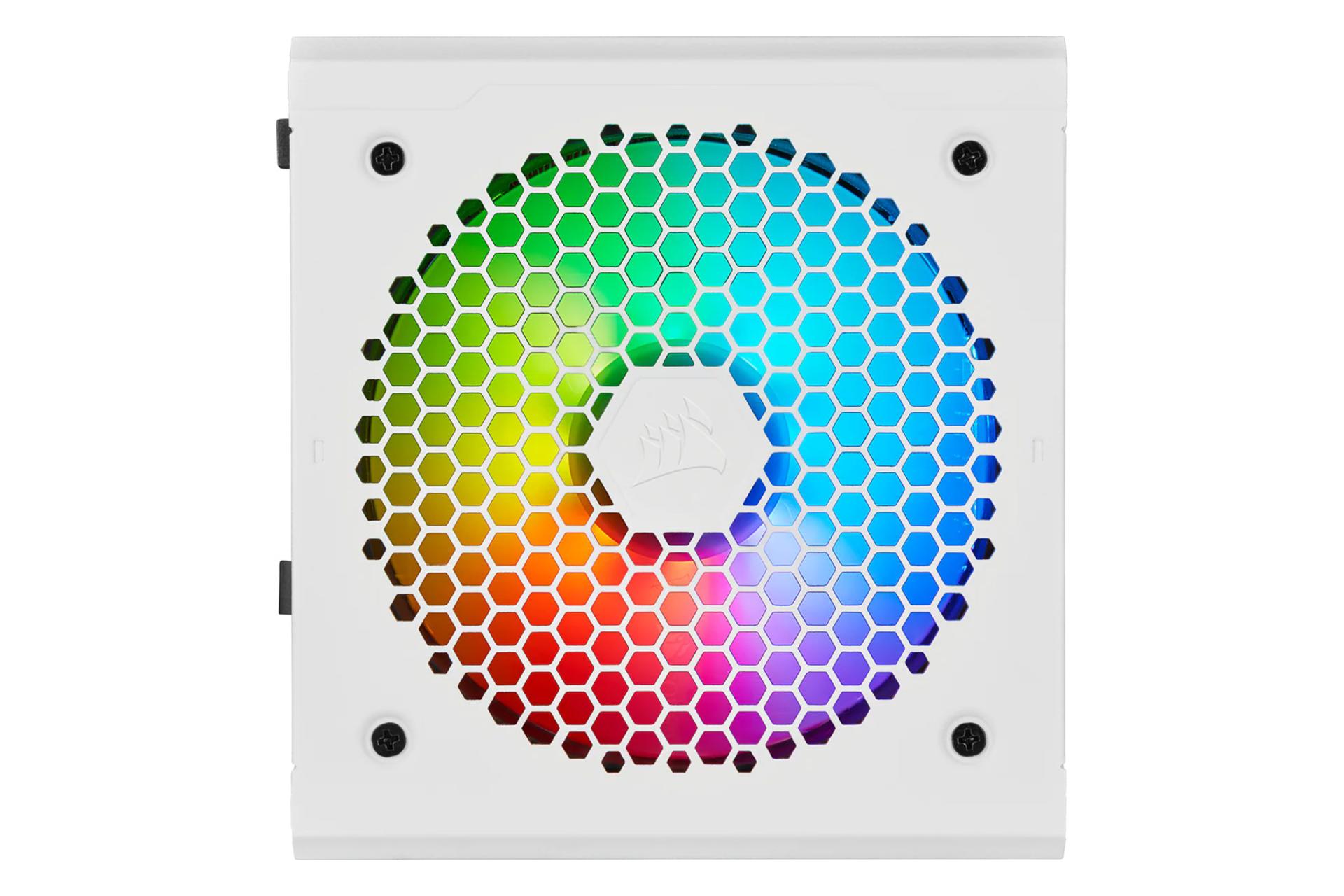 فن پاور کامپیوتر کورسیر CX750F با توان 750 وات سفید