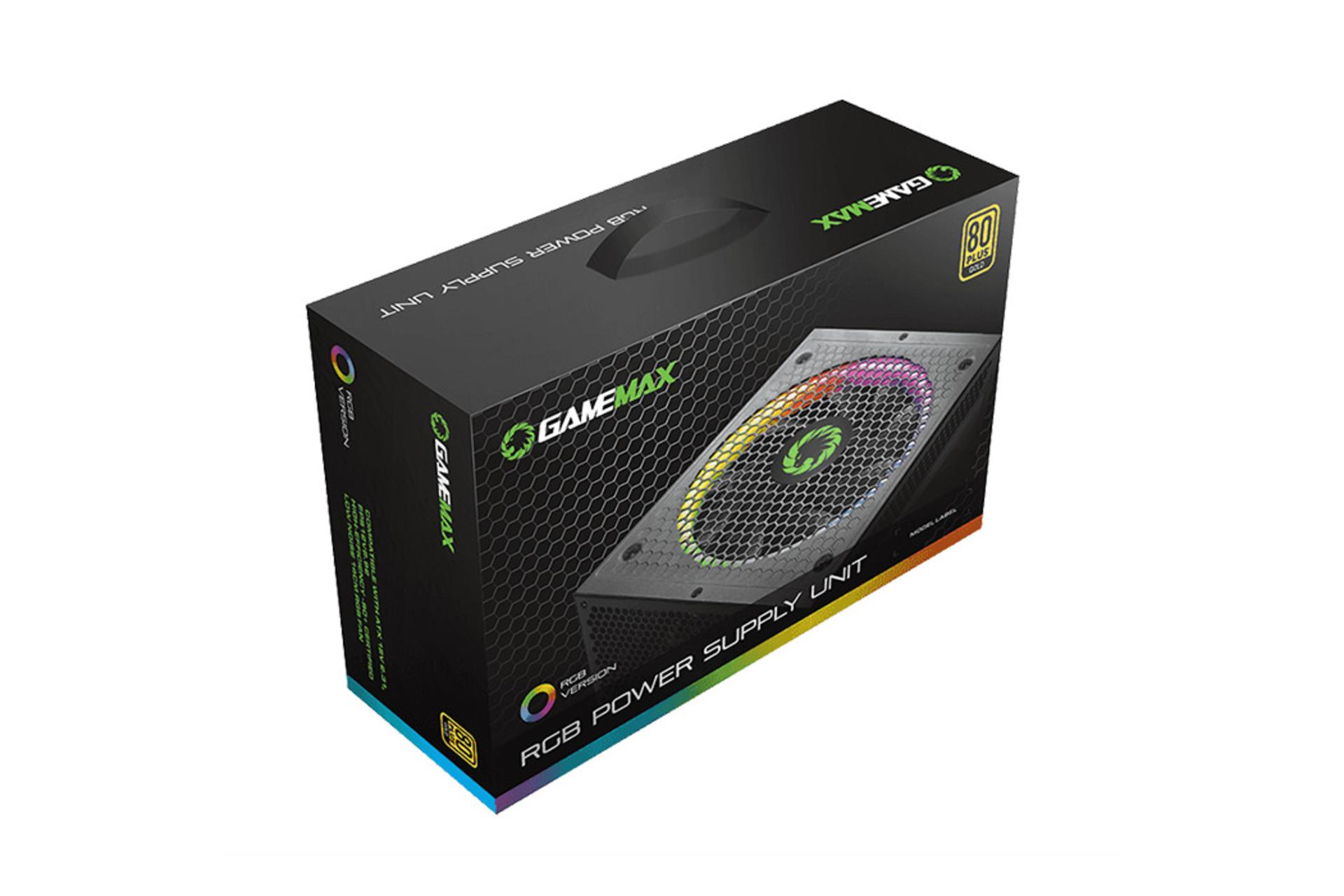 گیم مکس RGB1050 STD با توان 1050 وات بسته بندی