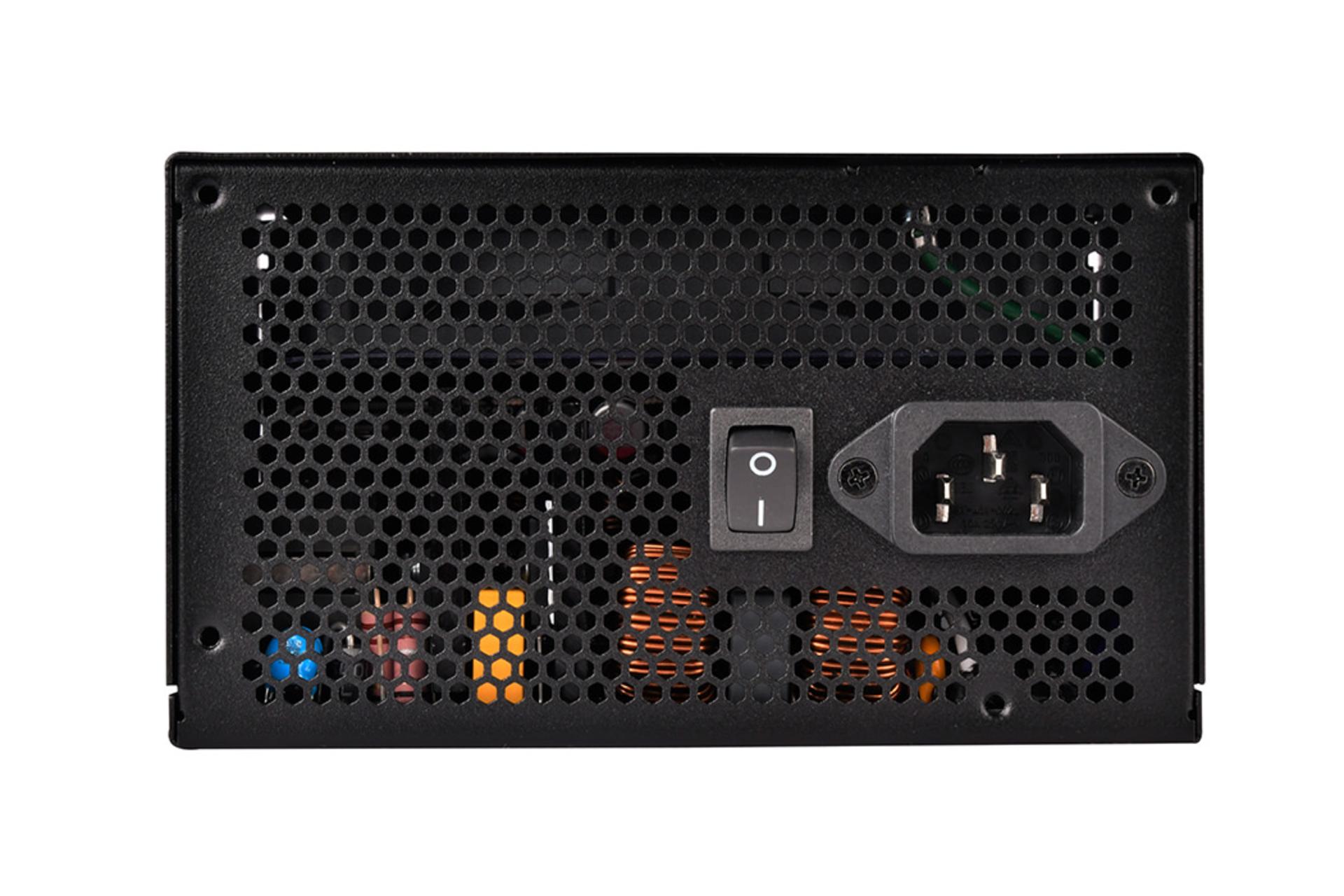 پاور کامپیوتر سیلور استون DA850 Gold با توان 850 وات نمای پشت