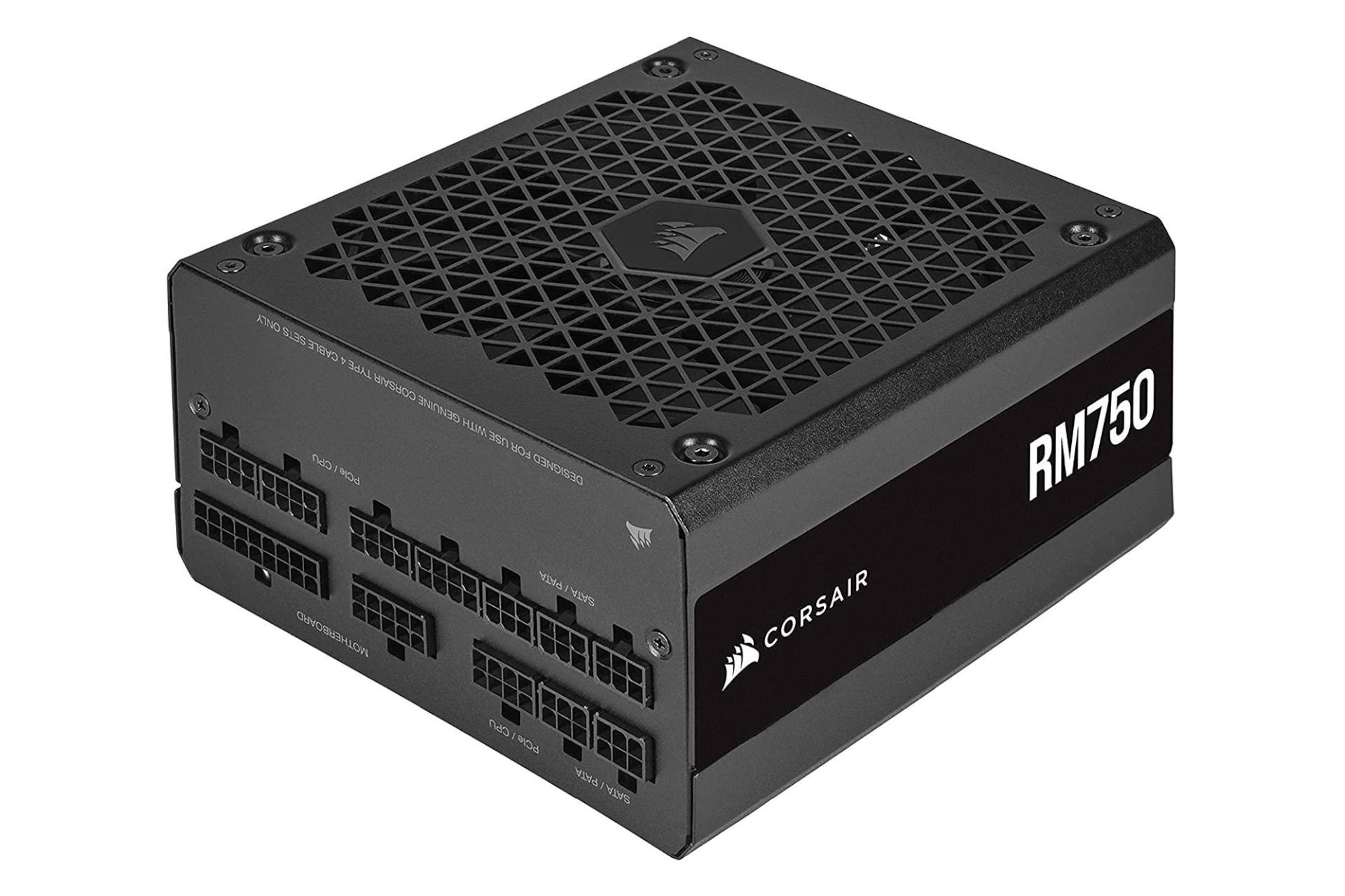 پاور کامپیوتر کورسیر Corsair RM750 CP-9020234 750W با توان 750 وات مشکی