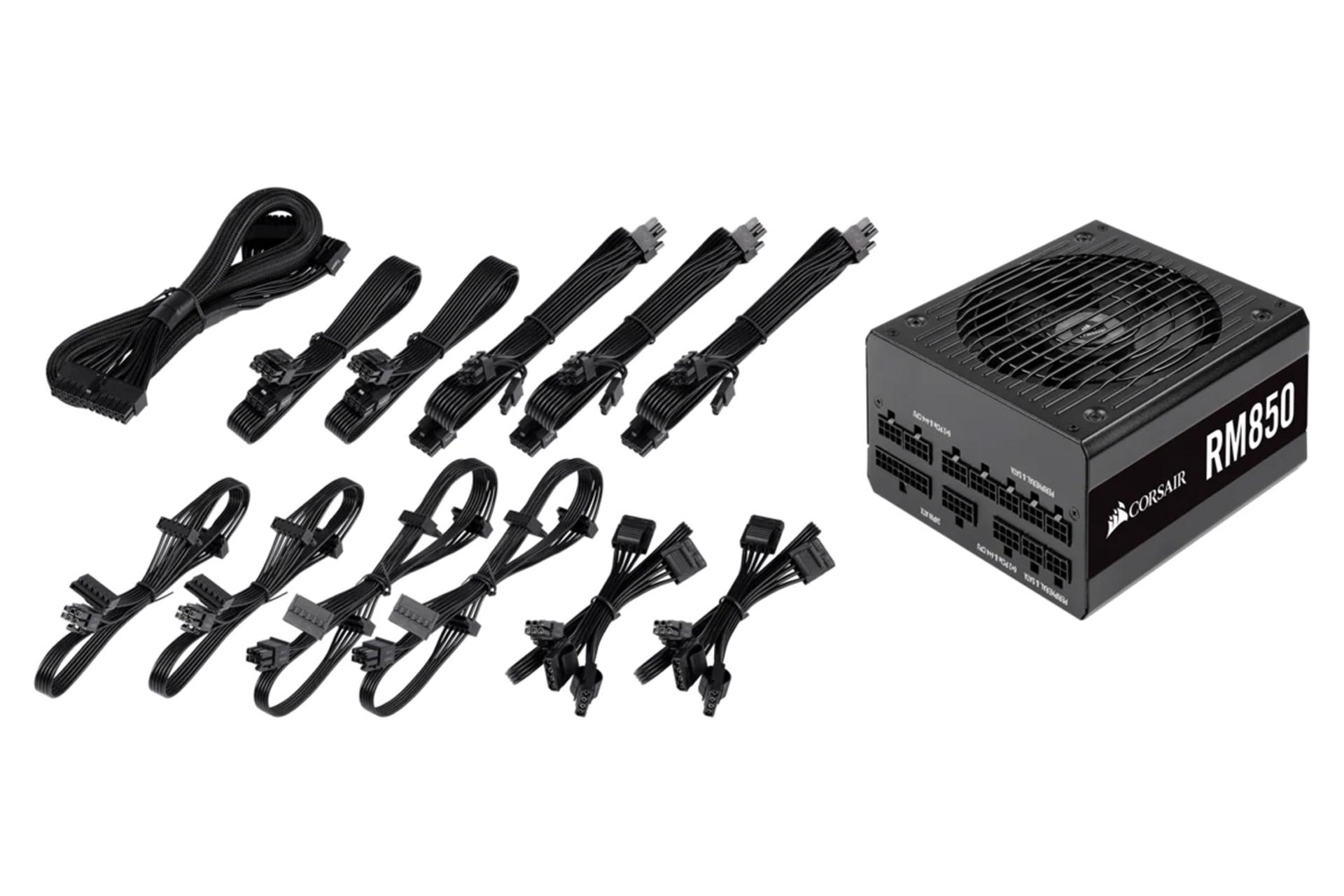 اقلام همراه پاور کامپیوتر کورسیر RM850 Gold با توان 850 وات