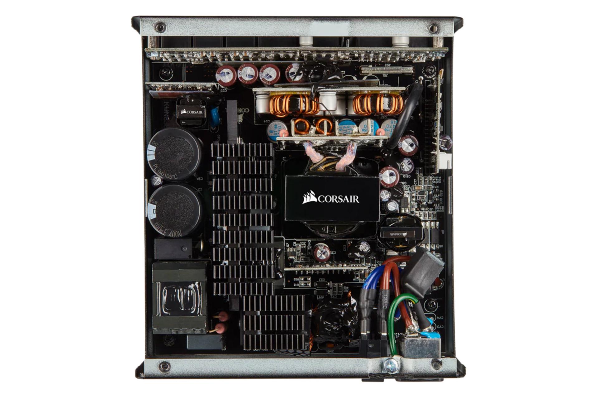 نمای بریده پاور کامپیوتر کورسیر RM850 Gold با توان 850 وات