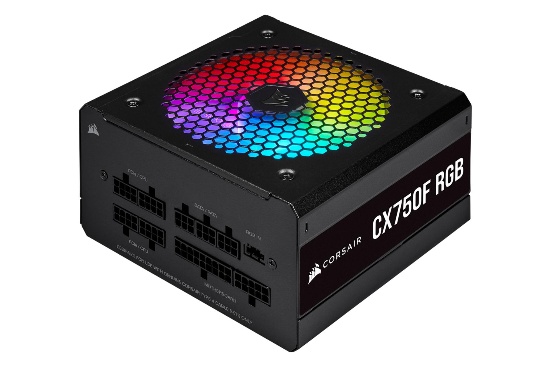 پاور کامپیوتر کورسیر CX750F با توان 750 وات
