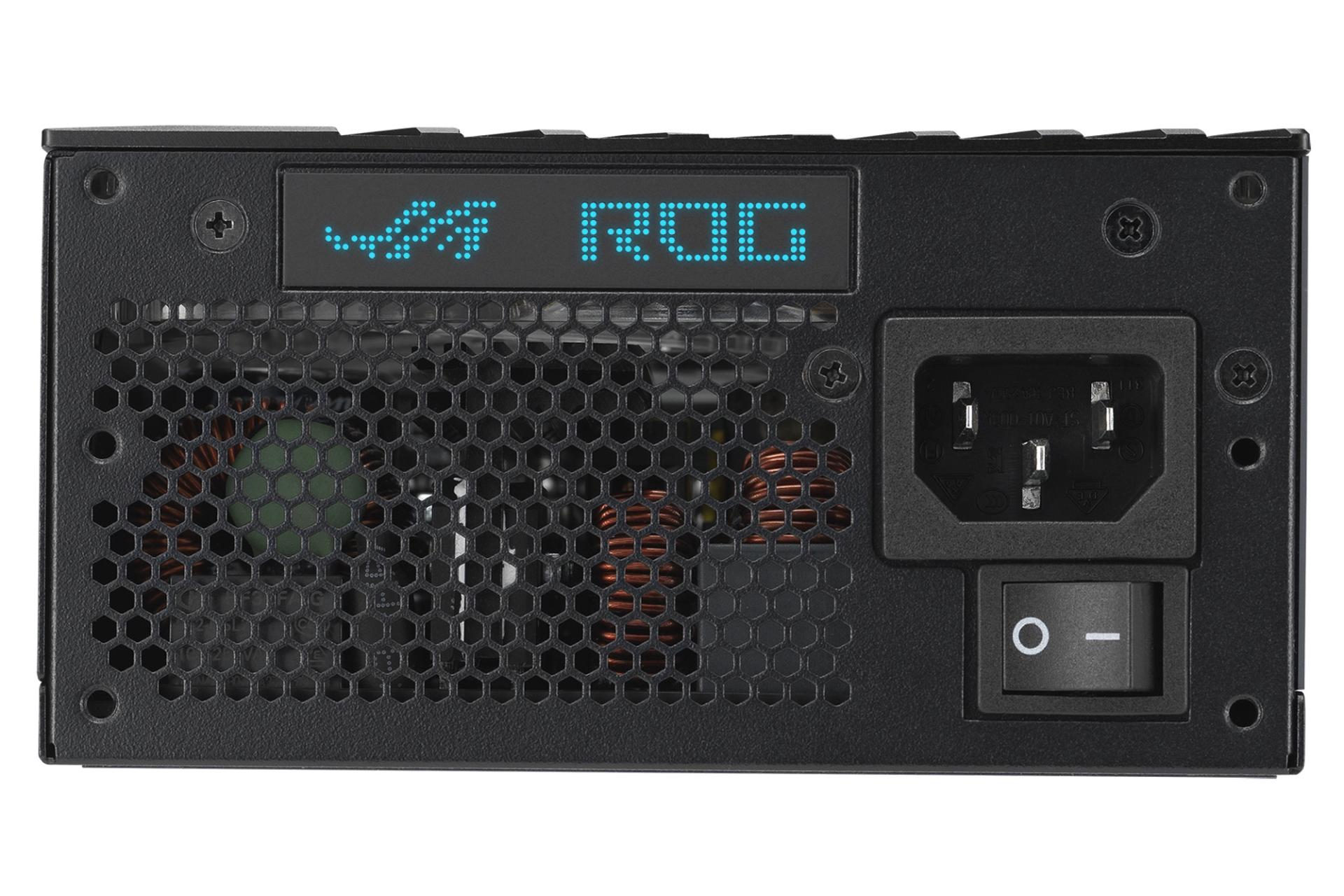 پاور کامپیوتر ایسوس ASUS ROG LOKI SFX-L 850W Platinum با توان 850 وات نمای پشت