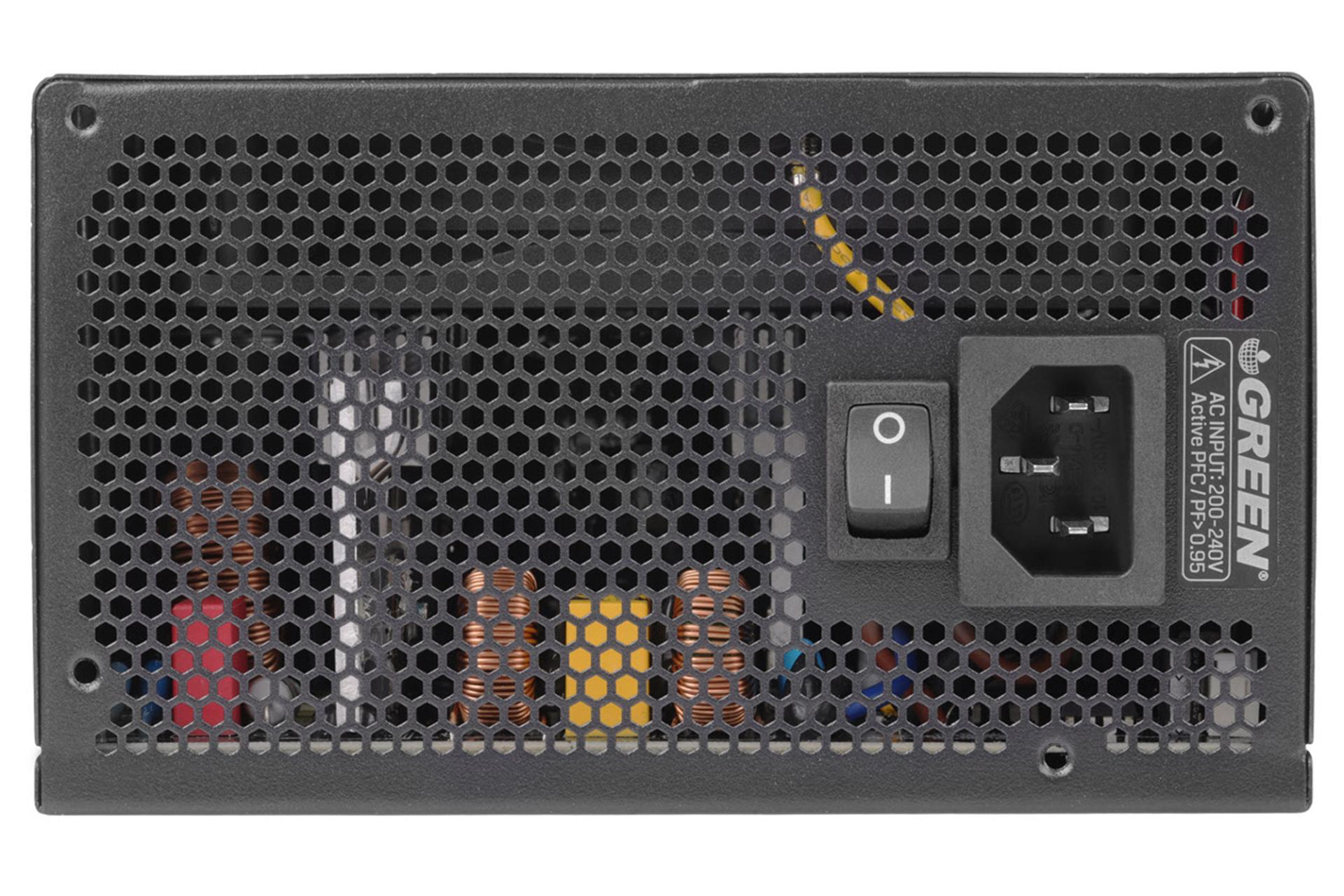 کانکتور پاور کامپیوتر گرین GREEN GP800A-GED با توان 800 وات
