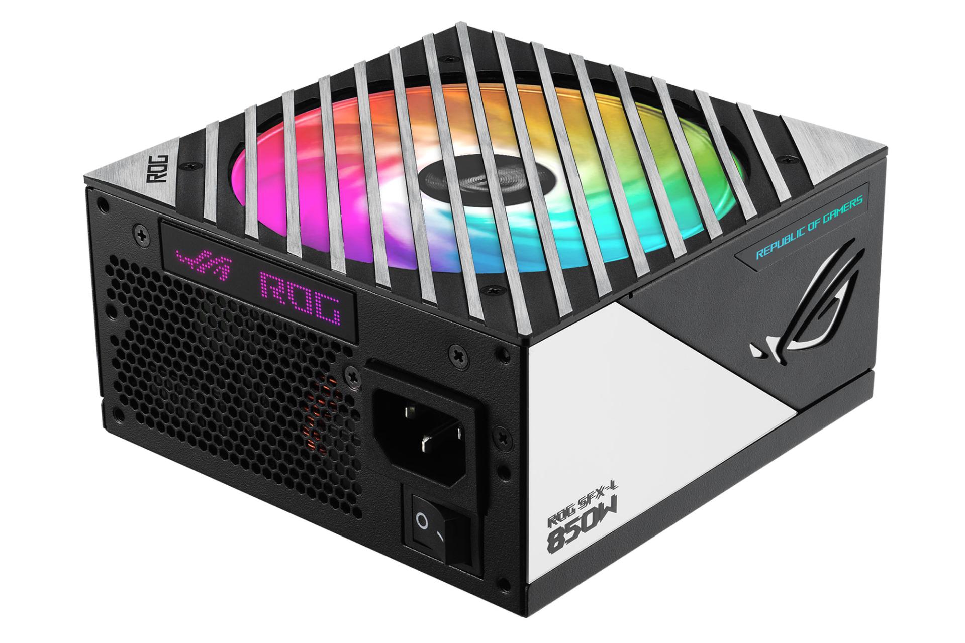 توان پاور کامپیوتر ایسوس ASUS ROG LOKI SFX-L 850W Platinum با توان 850 وات