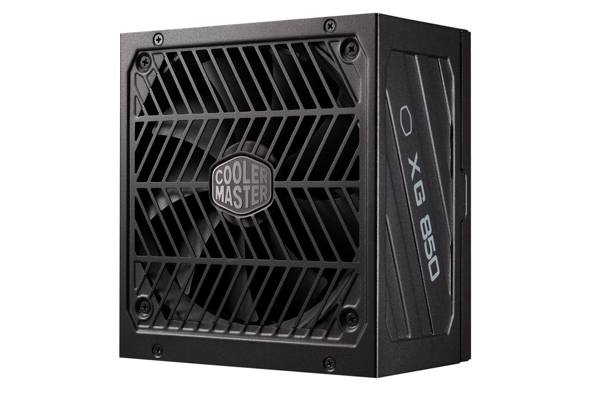 پاور کامپیوتر کولر مستر Cooler Master XG850 Platinum با توان 850 وات نمای فن