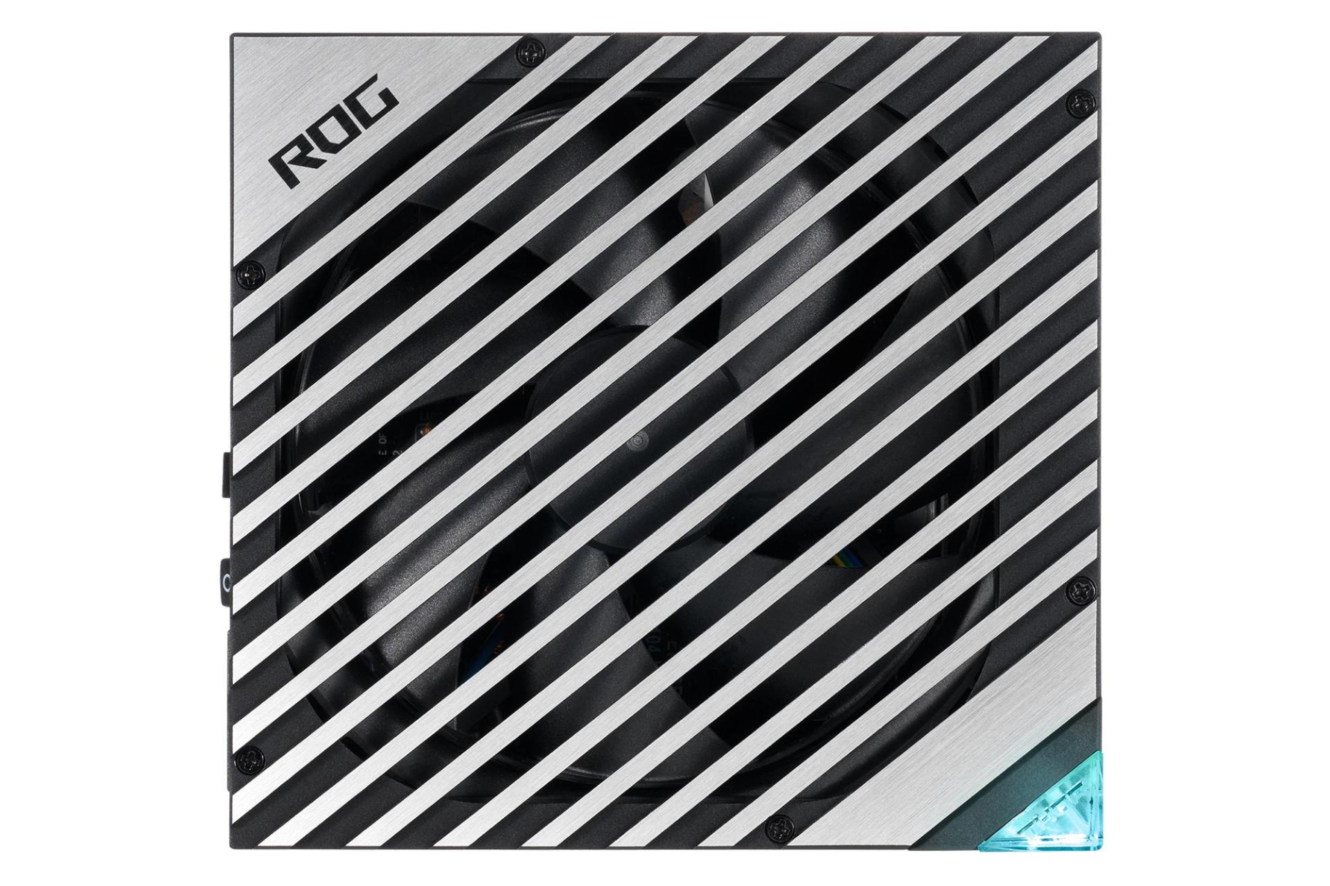 پاور کامپیوتر ایسوس ASUS ROG THOR 850W Platinum II با توان 850 وات نمای فن